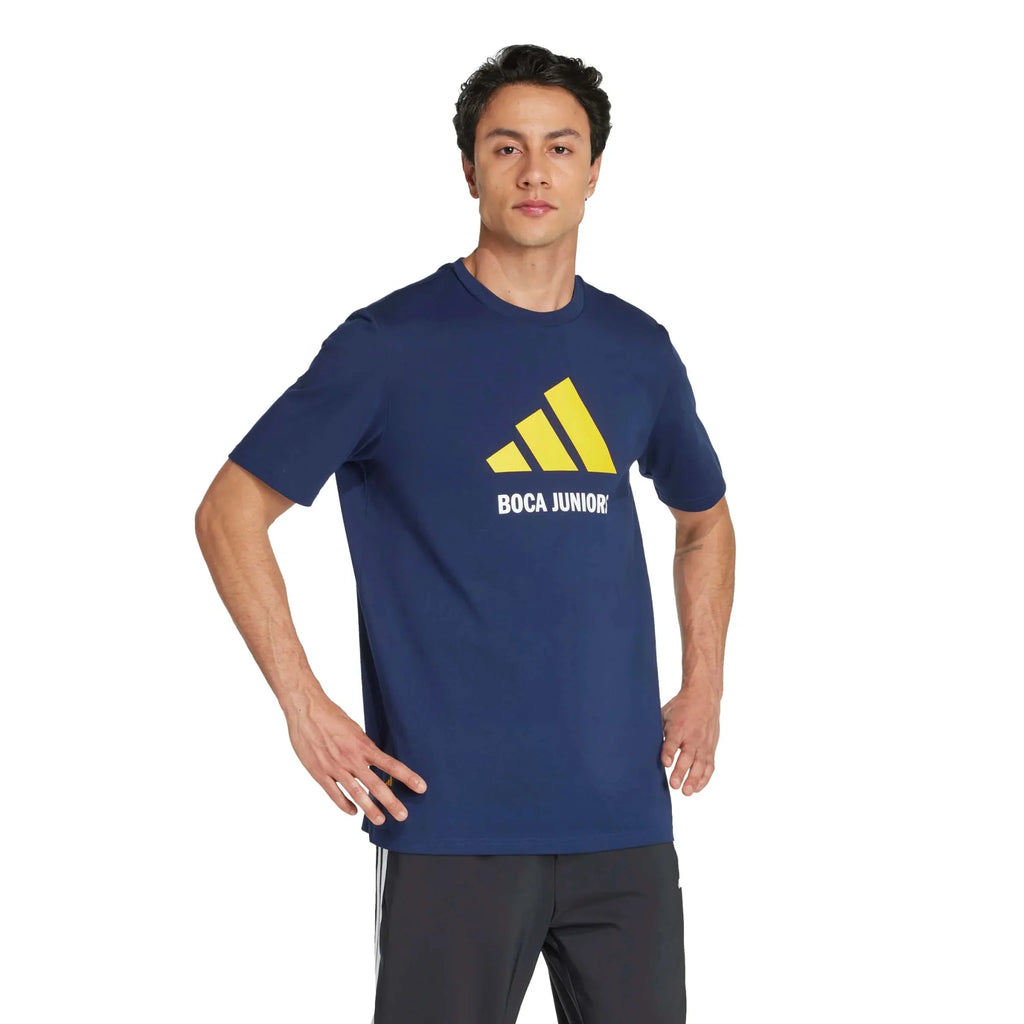 adidas 2025-26 Boca Juniors Men's Seasonal Graphic Tee