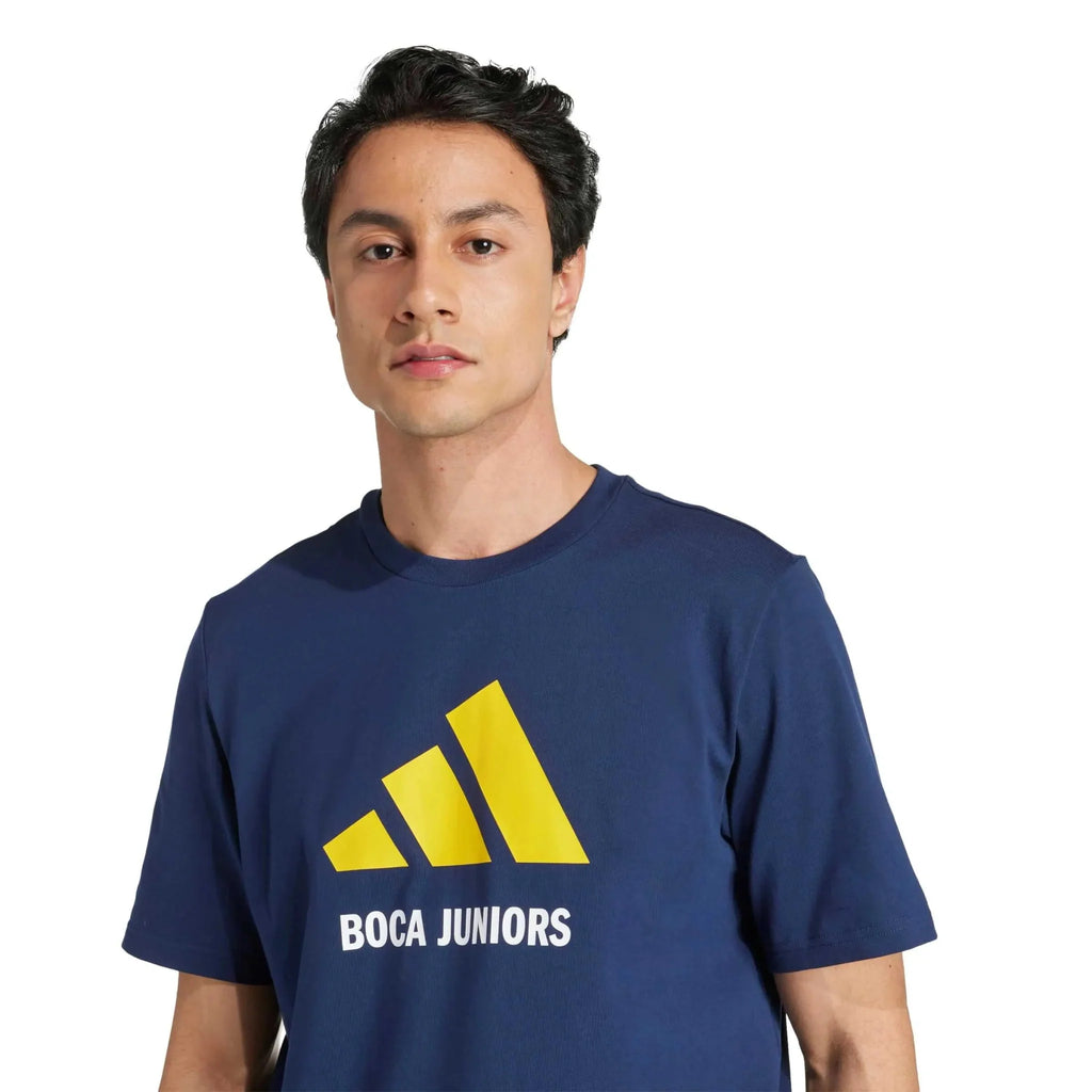 adidas 2025-26 Boca Juniors Men's Seasonal Graphic Tee