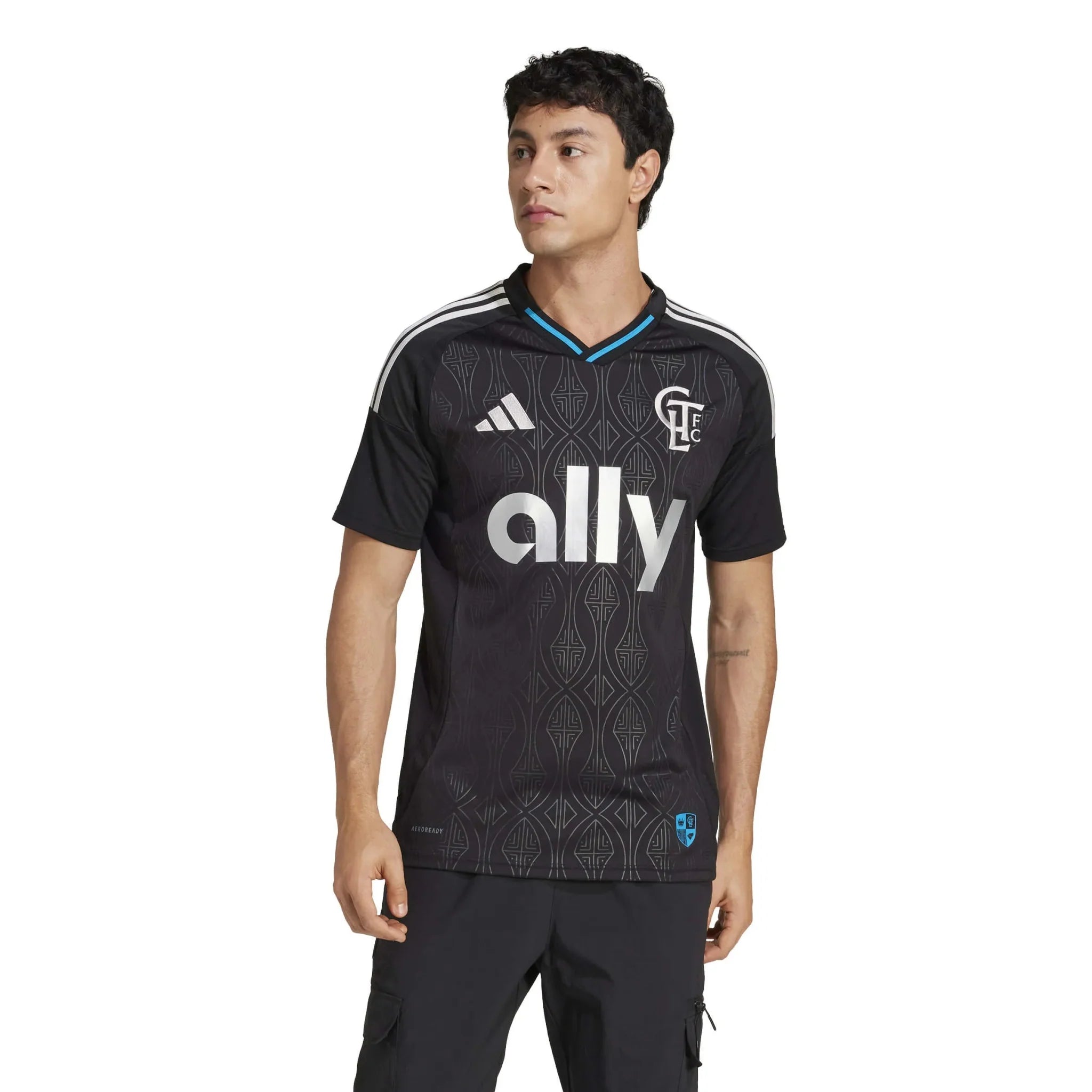 adidas 2025-26 Charlotte FC Men's Stadium Away Soccer Jersey