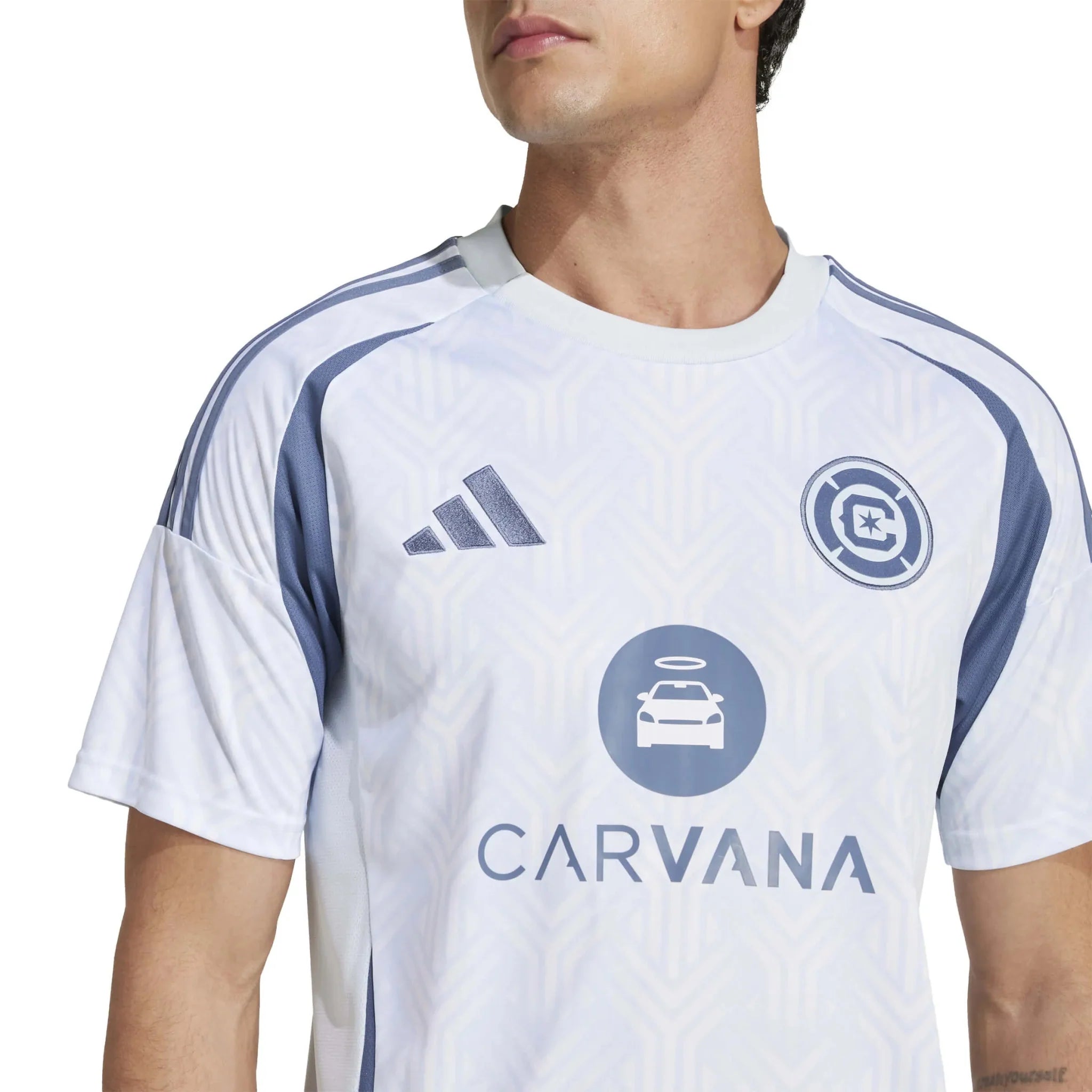 adidas 2025-26 Chicago Fire Men's Stadium Away Soccer Jersey