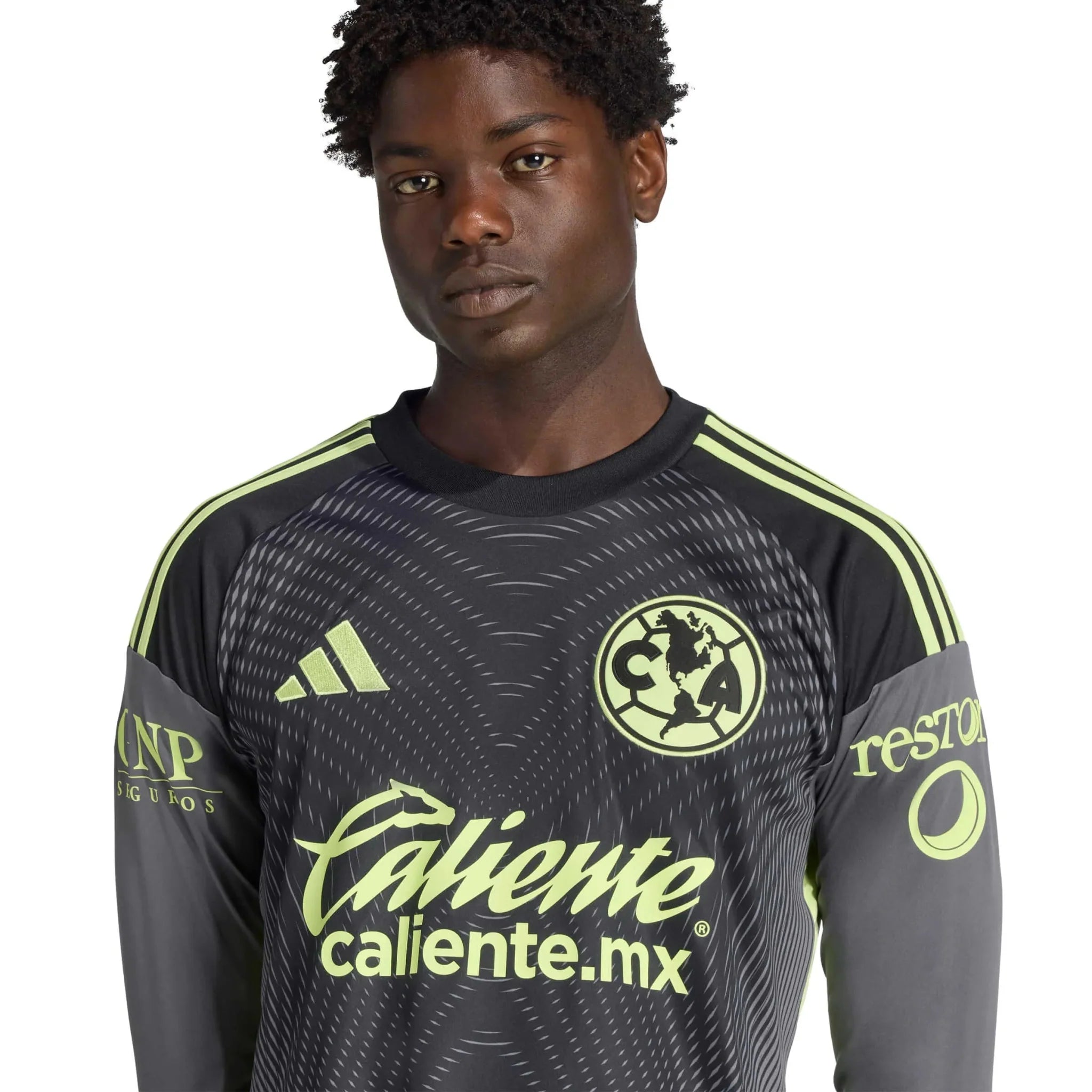 adidas 2025-26 Club America Men's Goalkeeper Long-Sleeve Soccer Jersey