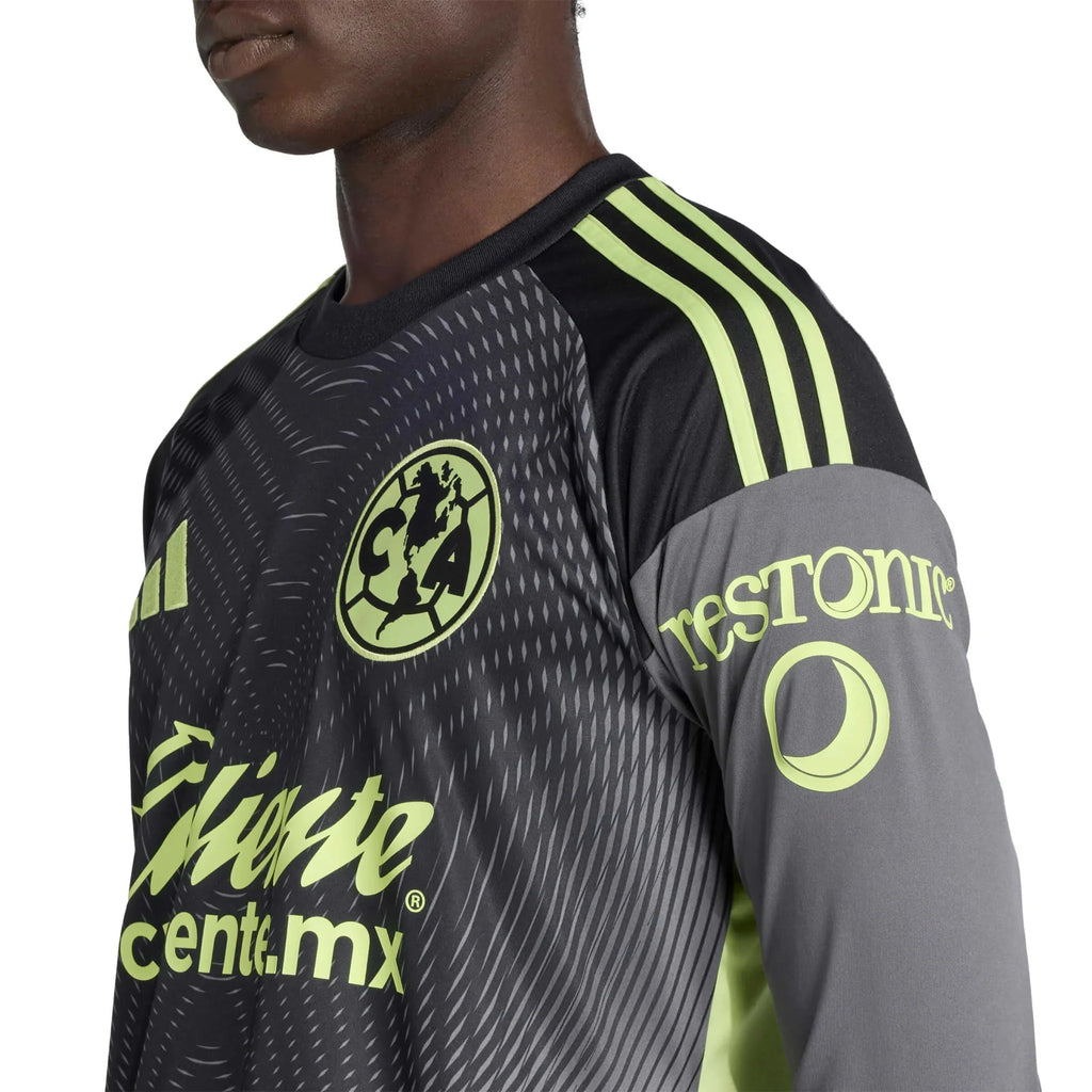 adidas 2025-26 Club America Men's Goalkeeper Long-Sleeve Soccer Jersey