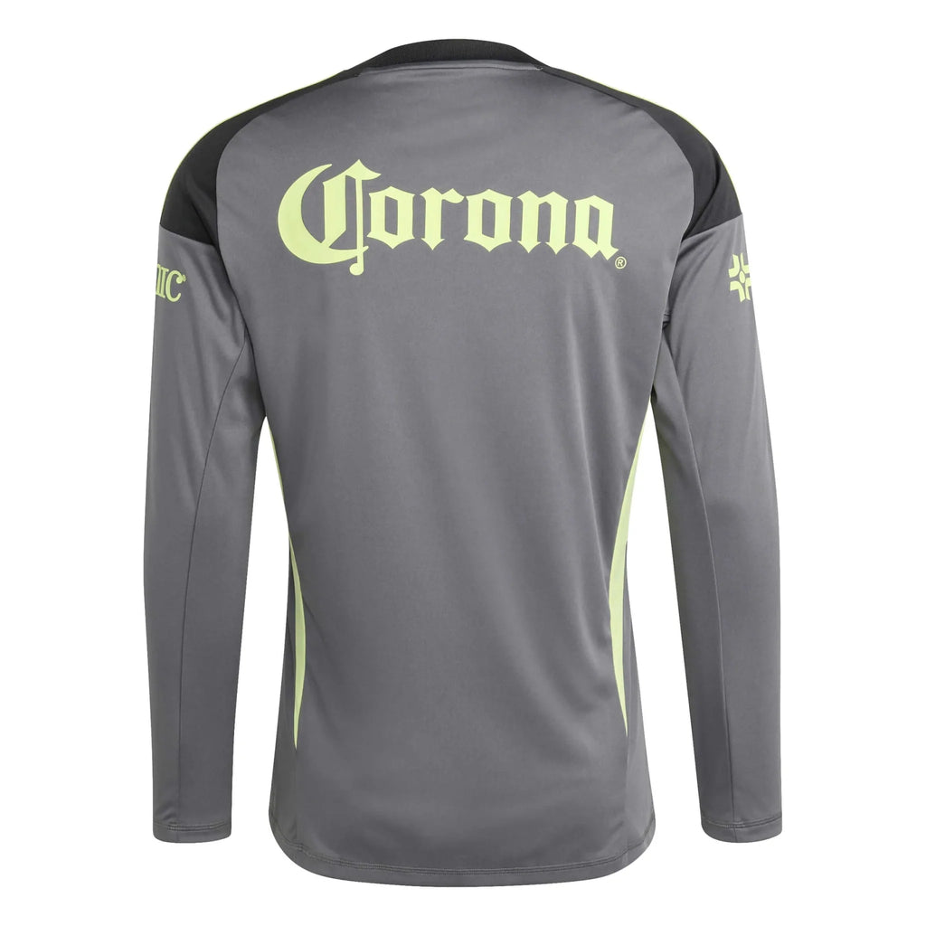 adidas 2025-26 Club America Men's Goalkeeper Long-Sleeve Soccer Jersey