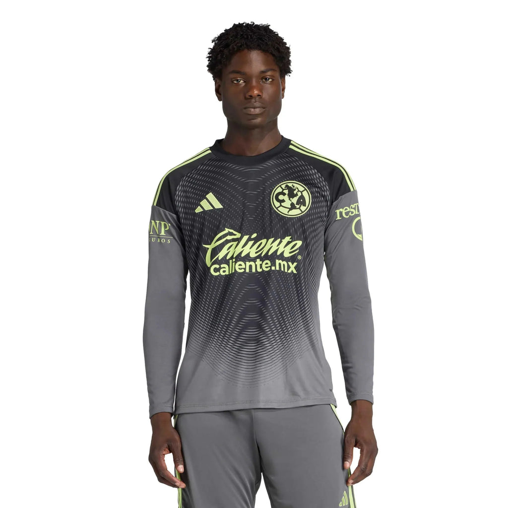 adidas 2025-26 Club America Men's Goalkeeper Long-Sleeve Soccer Jersey