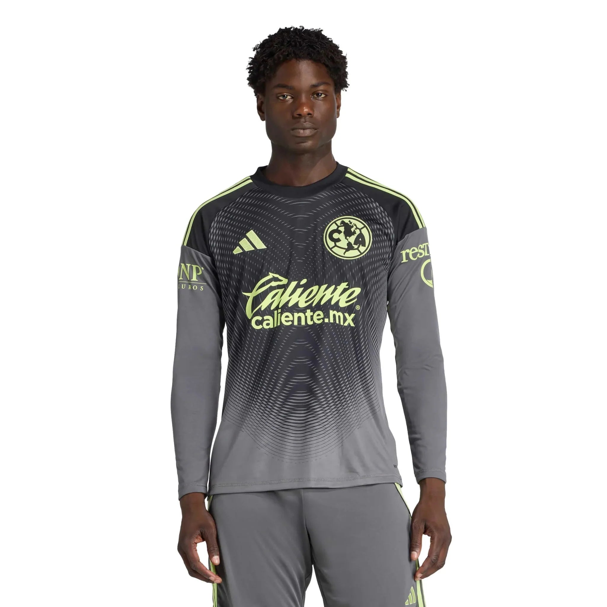 adidas 2025-26 Club America Men's Goalkeeper Long-Sleeve Soccer Jersey