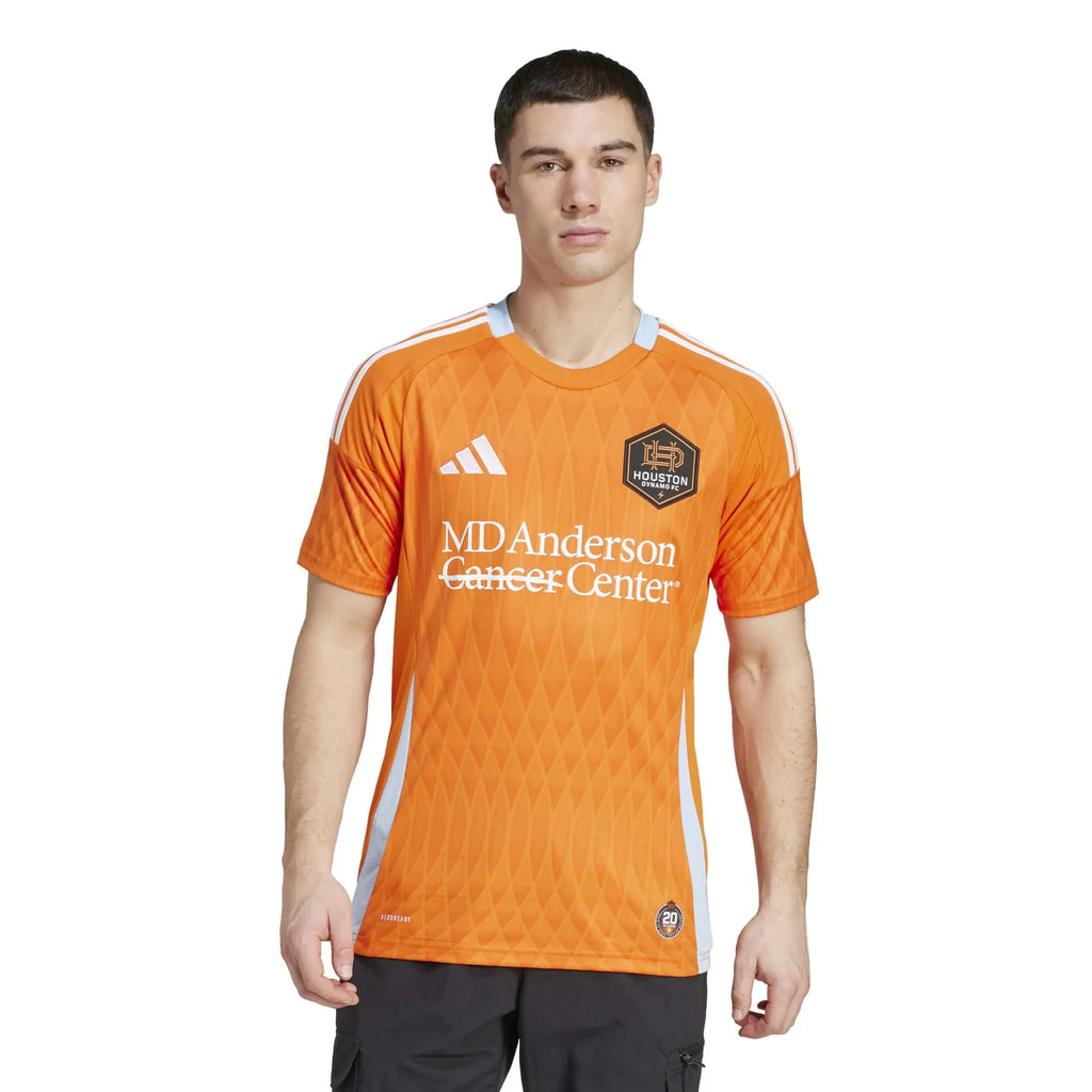 adidas 2025-26 Houston Dynamo Men's Stadium Home Soccer Jersey