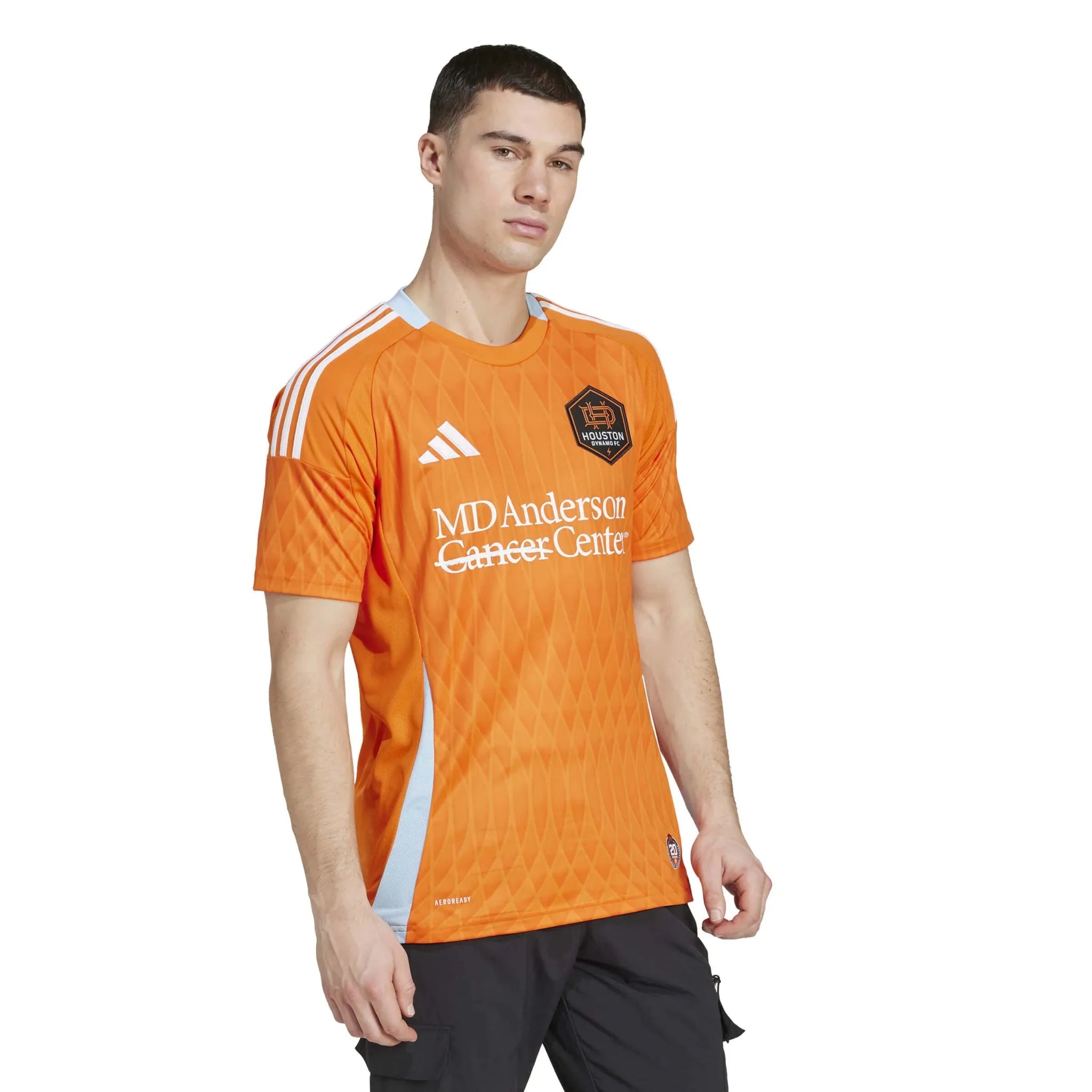adidas 2025-26 Houston Dynamo Men's Stadium Home Soccer Jersey