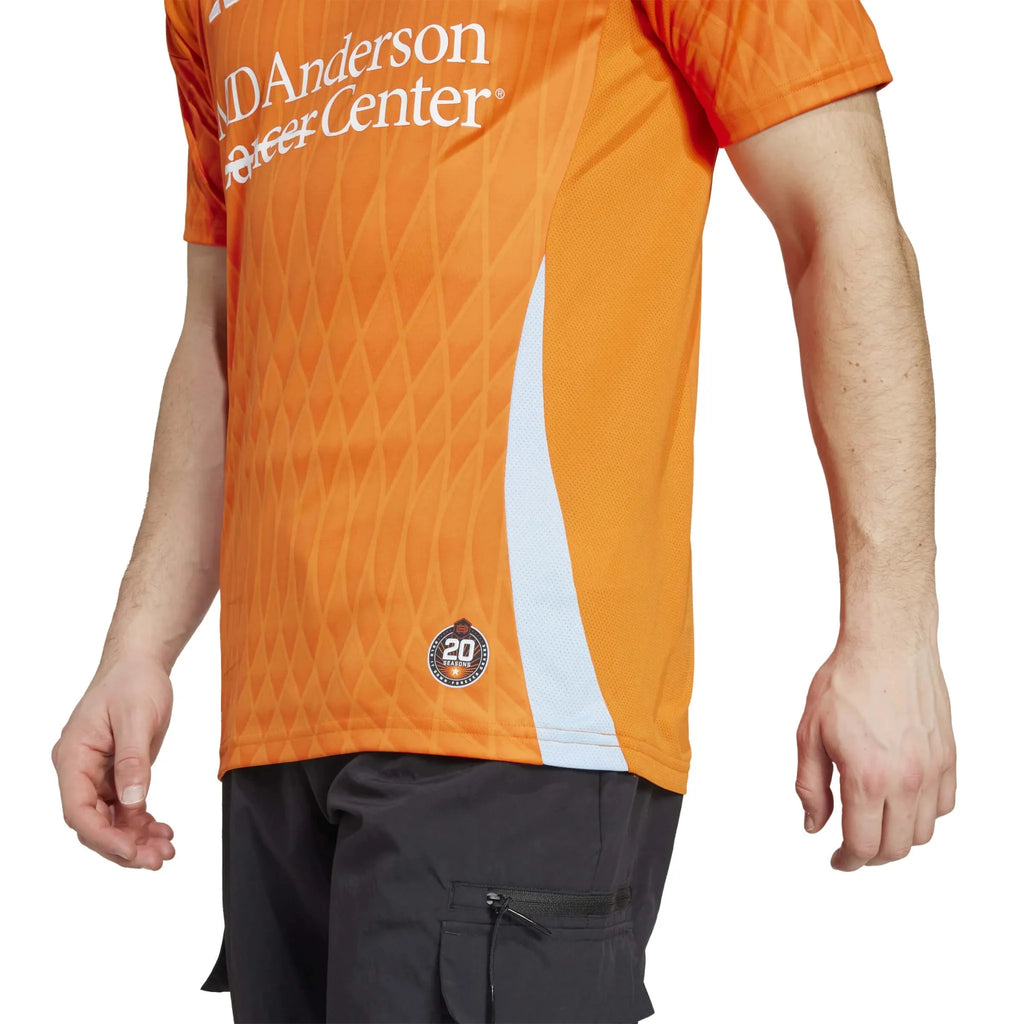 adidas 2025-26 Houston Dynamo Men's Stadium Home Soccer Jersey