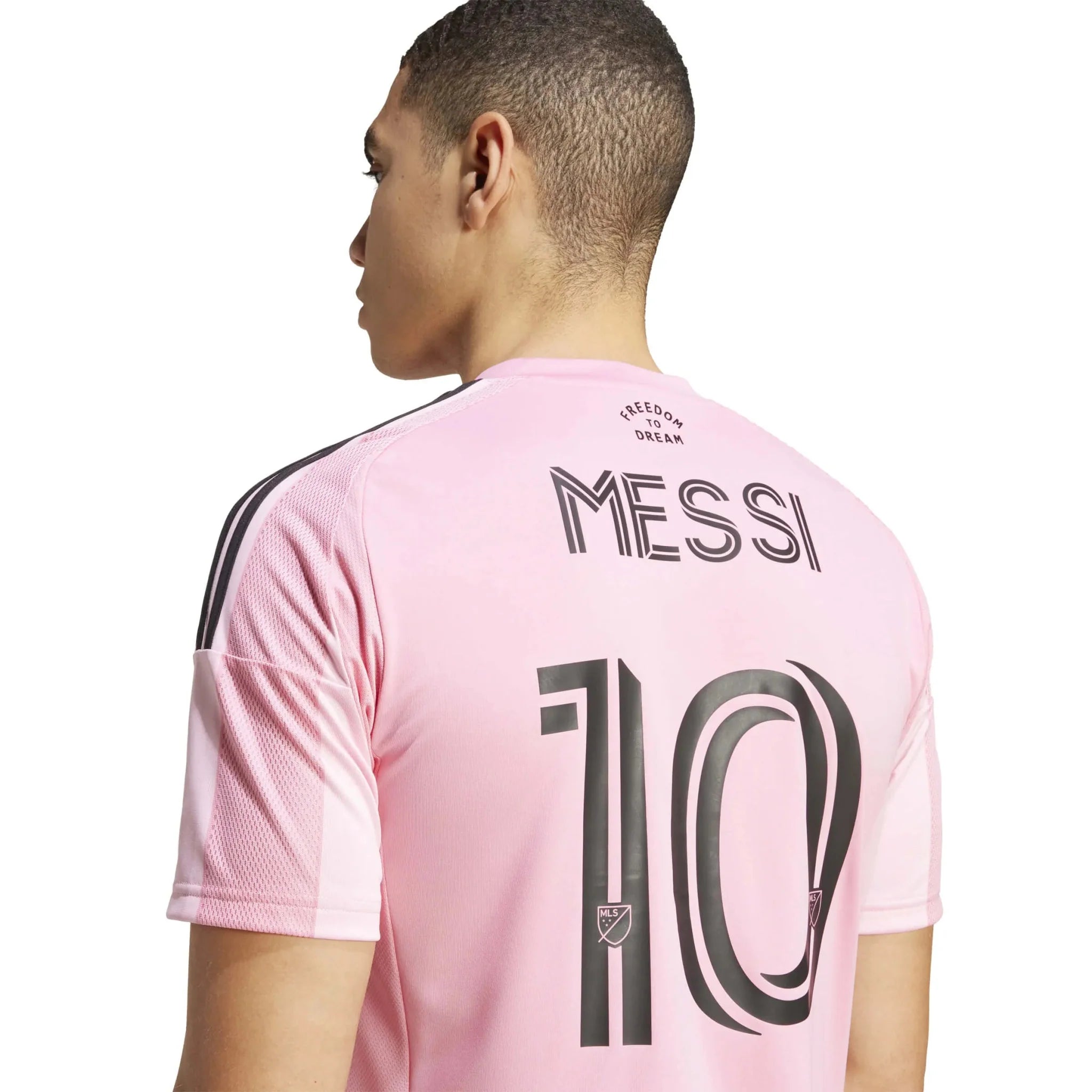 adidas 2025-26 Inter Miami Men's Messi #10 Stadium Home Soccer Jersey