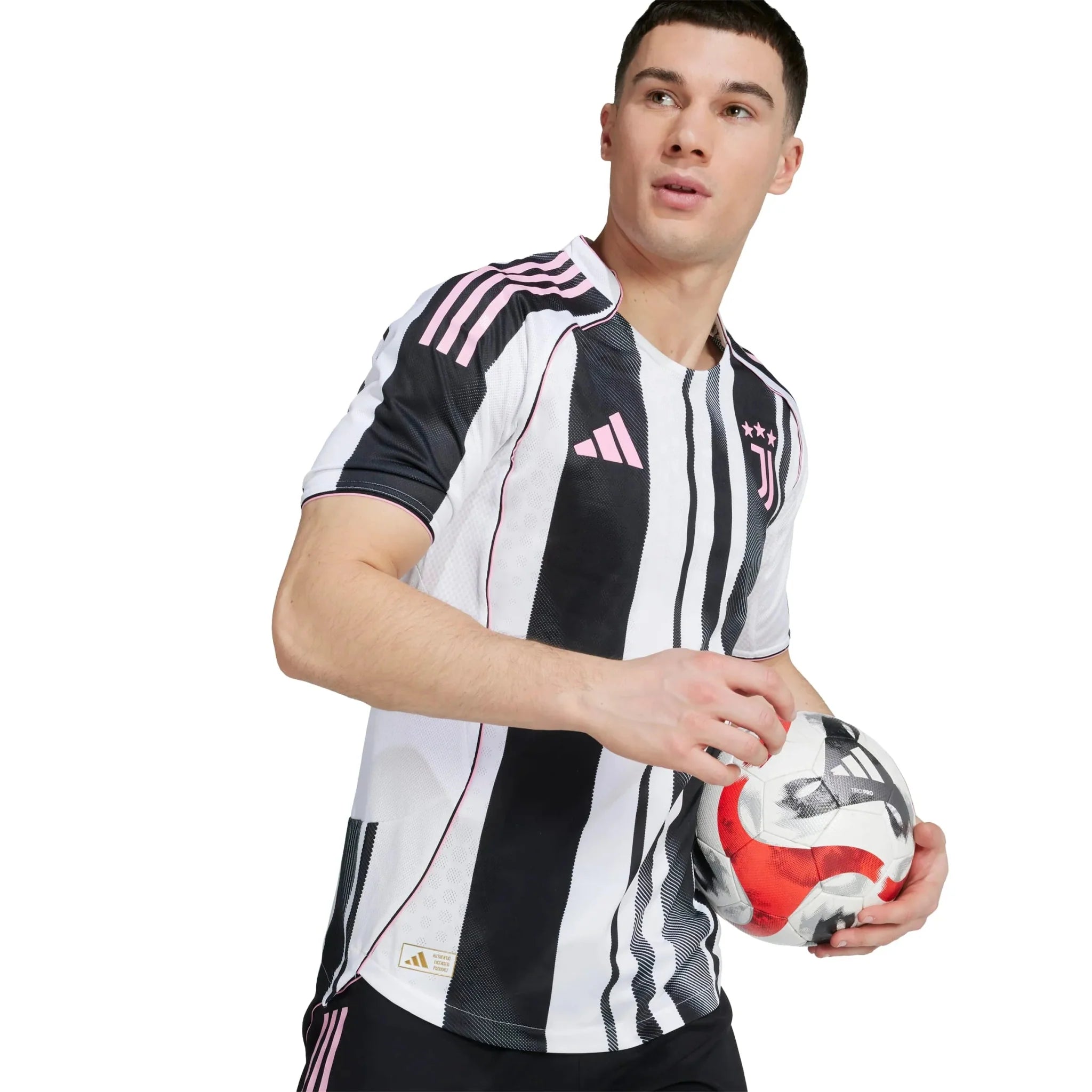 adidas 2025-26 Juventus Men's Authentic Home Soccer Jersey