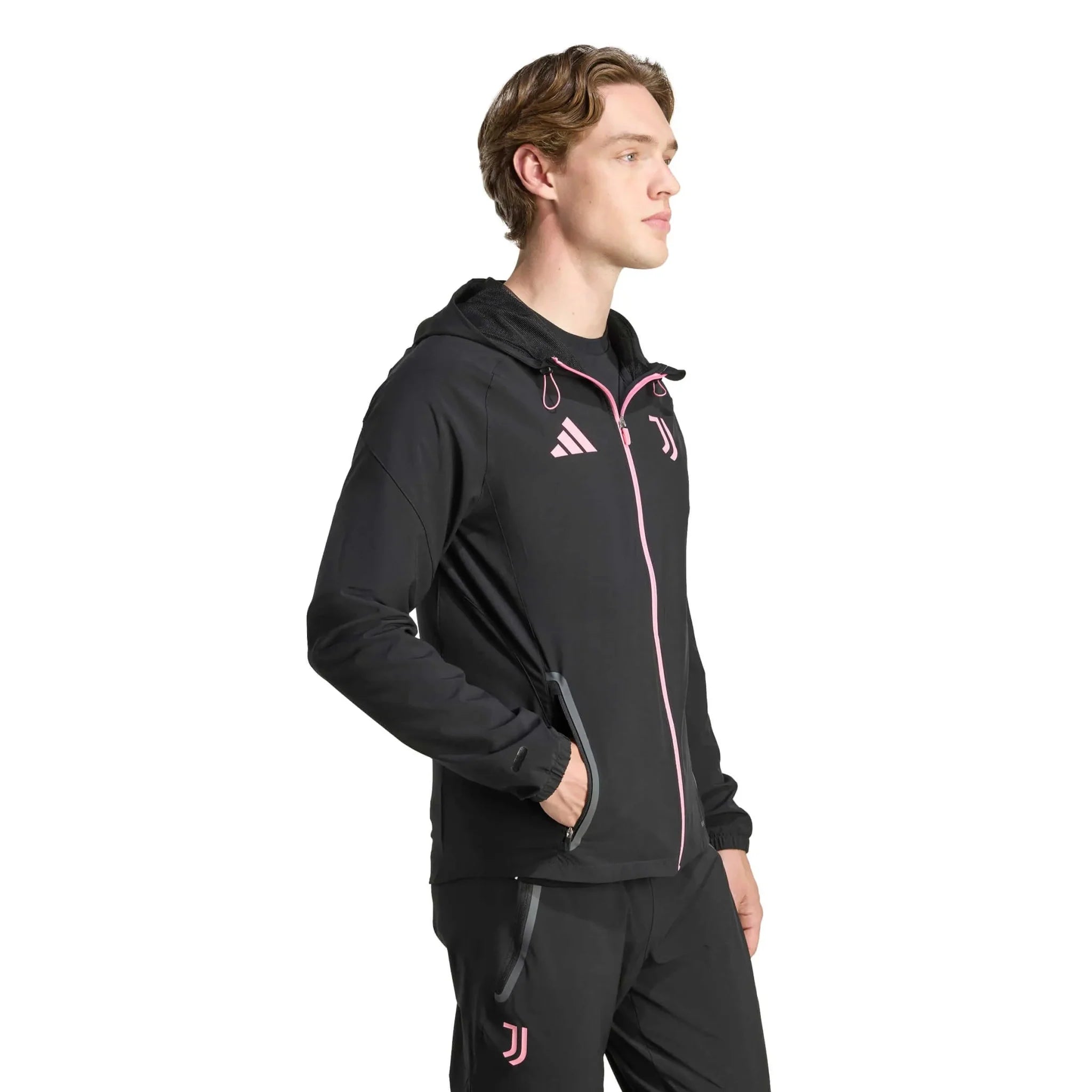 adidas 2025-26 Juventus Men's Tiro 25 Competition Vis Tech Travel Jacket