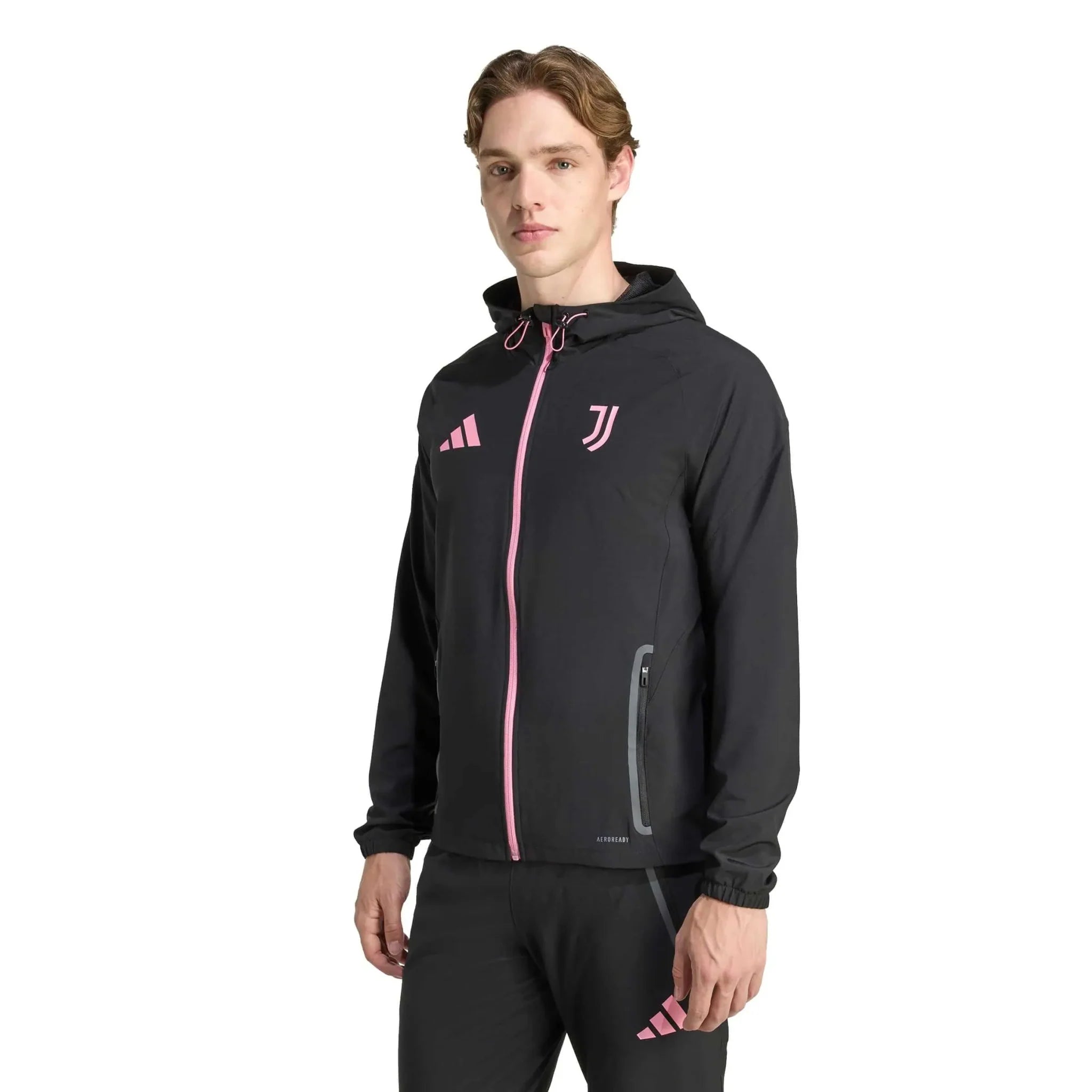adidas 2025-26 Juventus Men's Tiro 25 Competition Vis Tech Travel Jacket