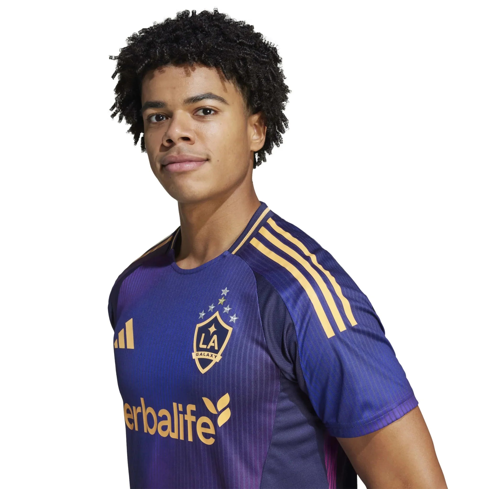 adidas 2025-26 LA Galaxy Men's Authentic Away Soccer Jersey