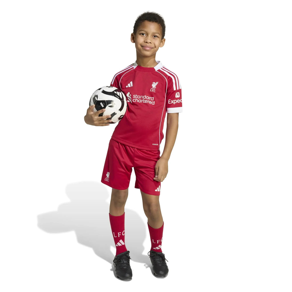 adidas 2025-26 Liverpool Kid's Home Mini Kit