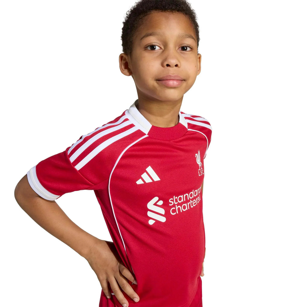 adidas 2025-26 Liverpool Kid's Home Mini Kit