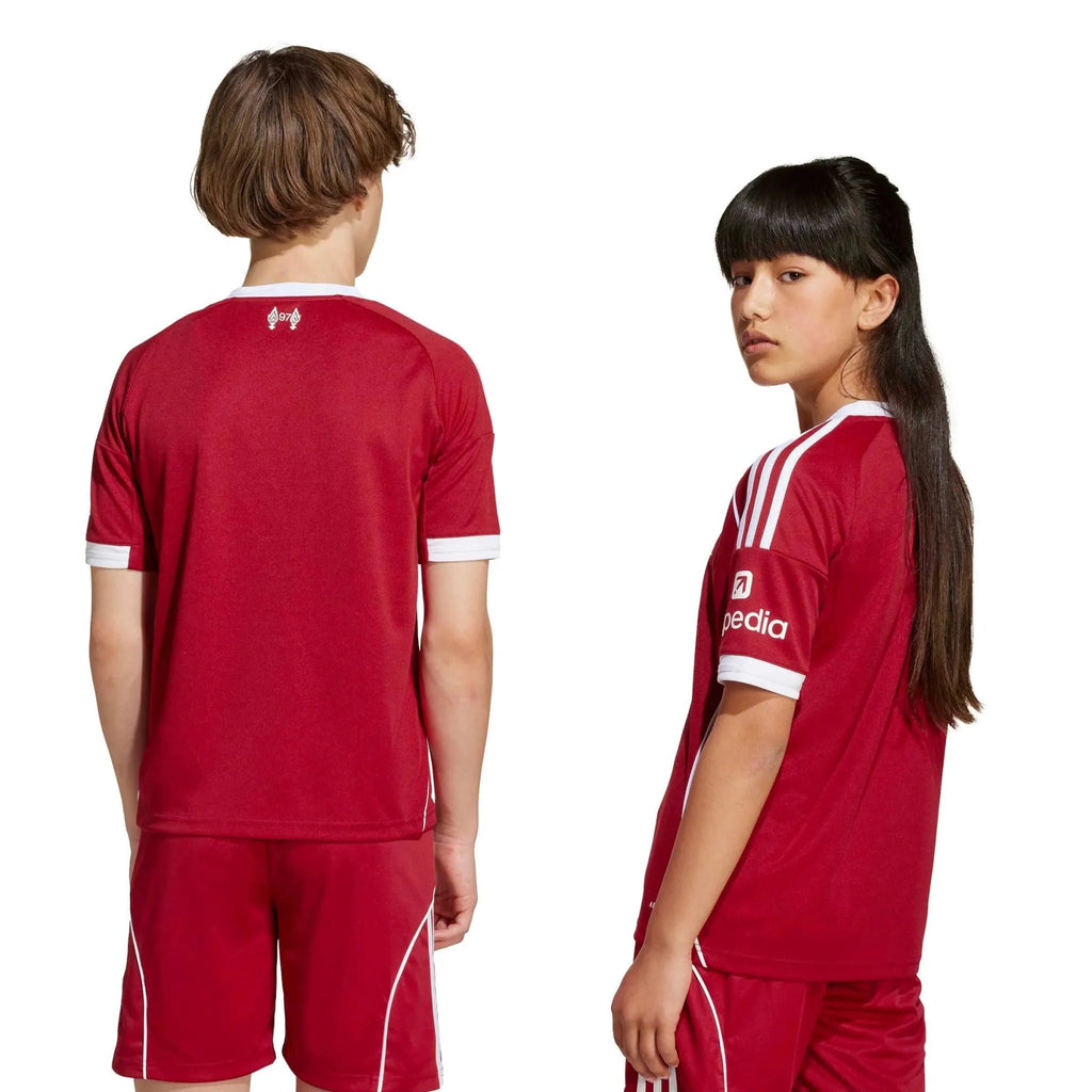 adidas 2025-26 Liverpool Youth Stadium Home Soccer Jersey