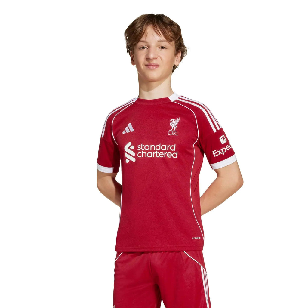 adidas 2025-26 Liverpool Youth Stadium Home Soccer Jersey
