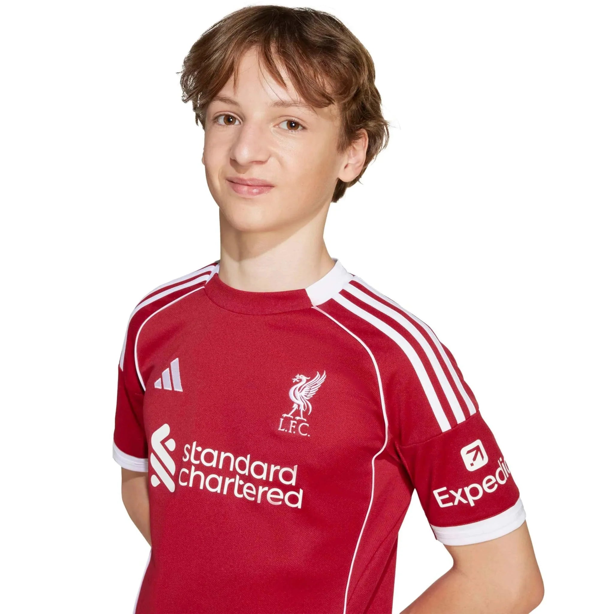adidas 2025-26 Liverpool Youth Stadium Home Soccer Jersey