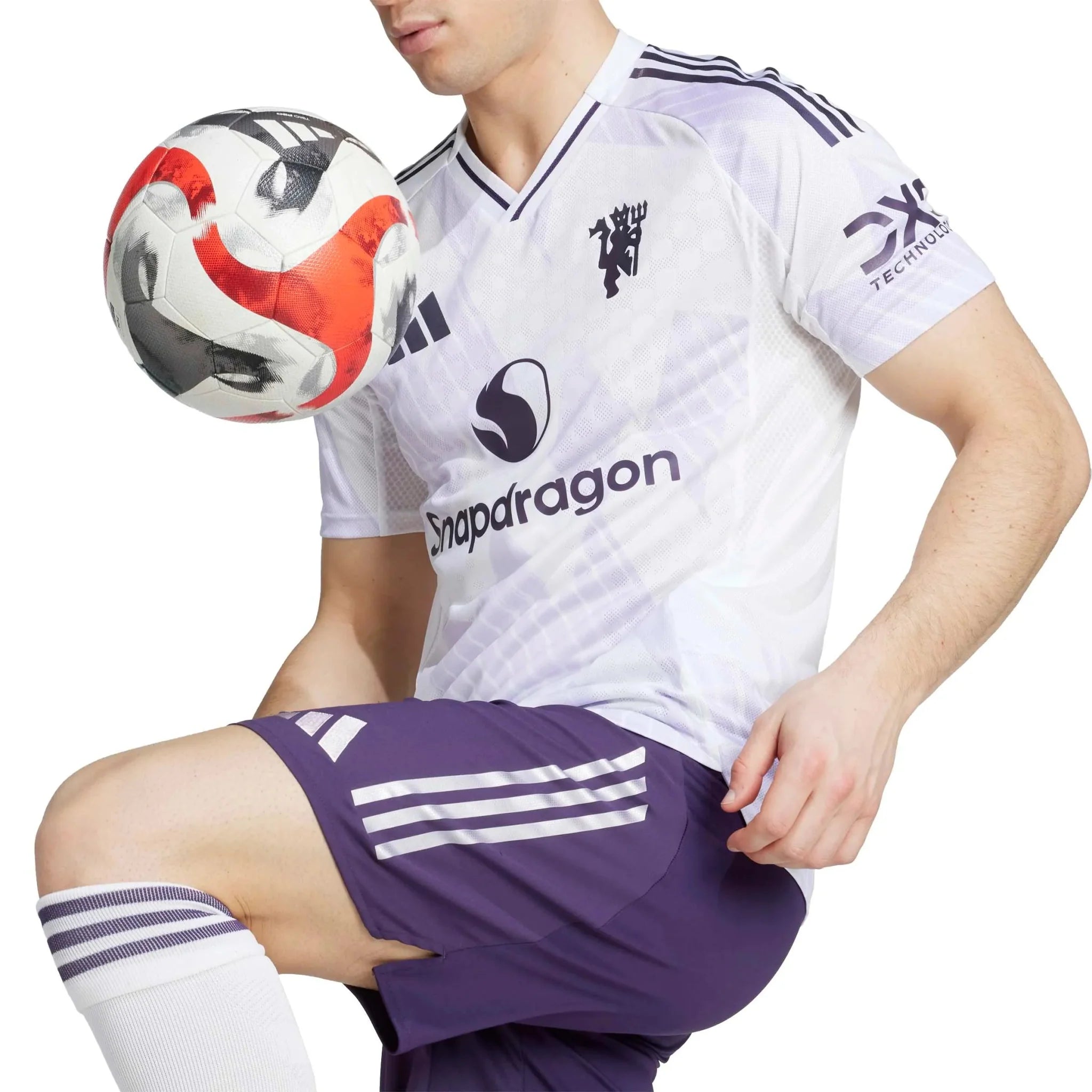adidas 2025-26 Manchester United Men's Authentic Away Soccer Jersey