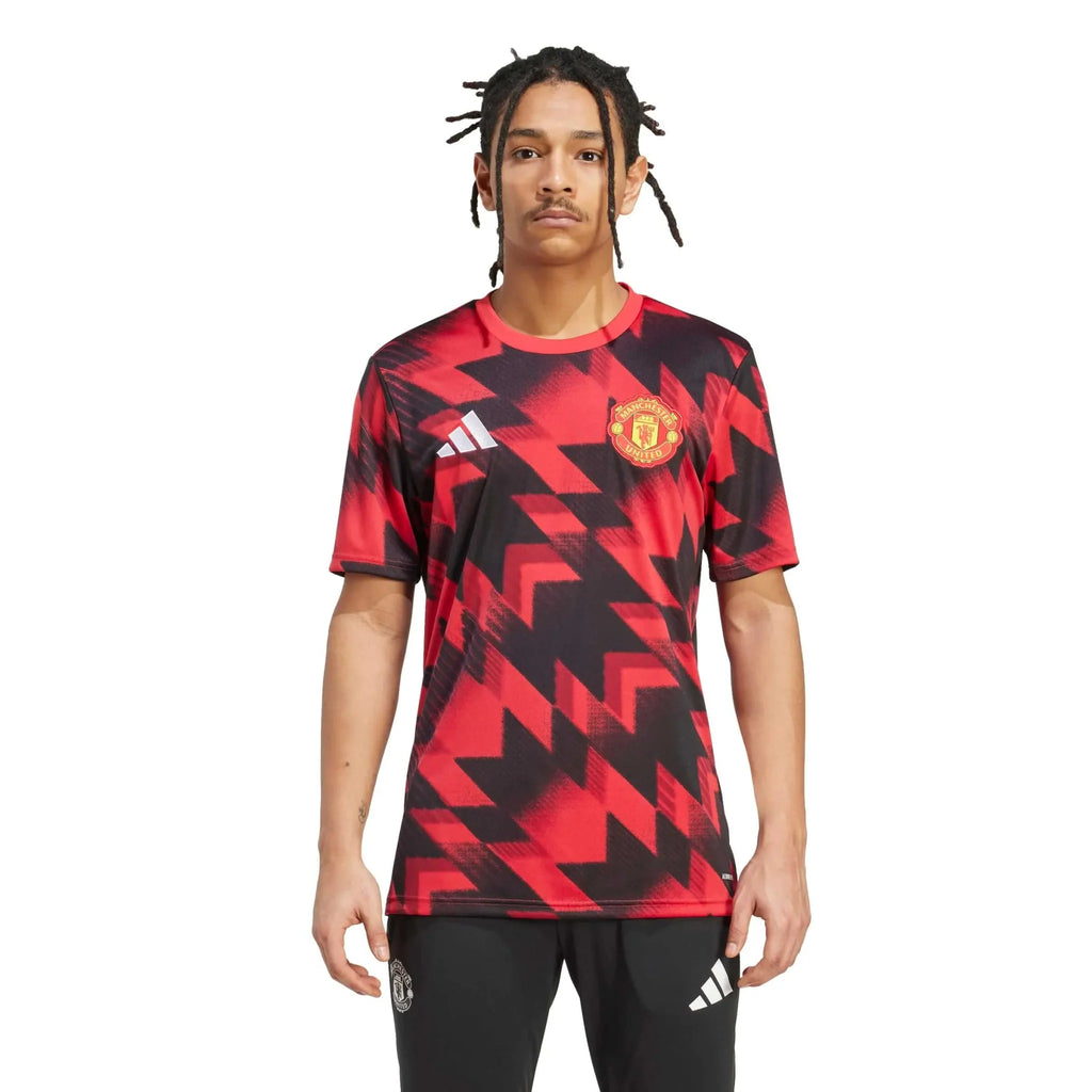 adidas 2025-26 Manchester United Men's Pre-Match Soccer Jersey