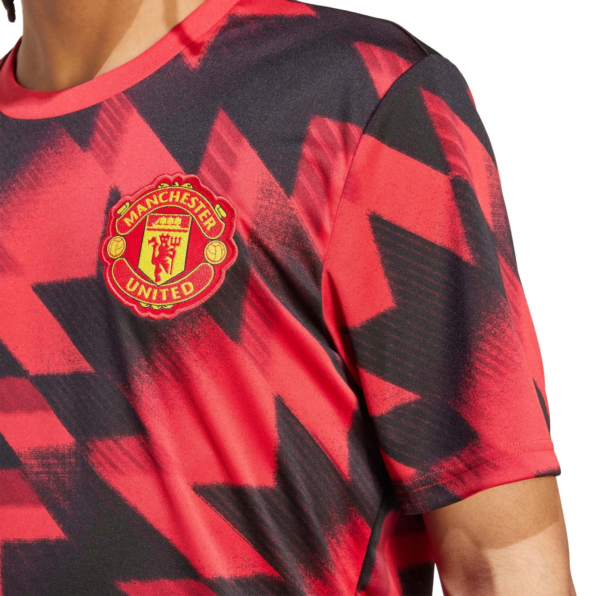 adidas 2025-26 Manchester United Men's Pre-Match Soccer Jersey