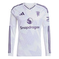 adidas 2025-26 Manchester United Men's Stadium Away Long-Sleeve Soccer Jersey