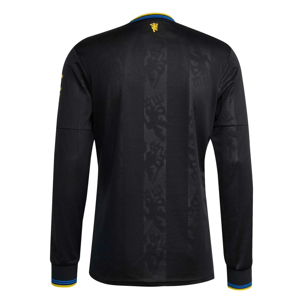 adidas 2025-26 Manchester United Men's Stadium Third Long-Sleeve Soccer Jersey