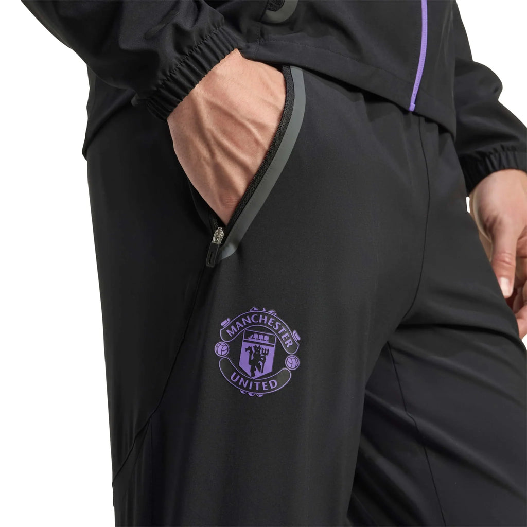 adidas 2025-26 Manchester United Men's Tiro 25 Competition Vis Tech Travel Pants
