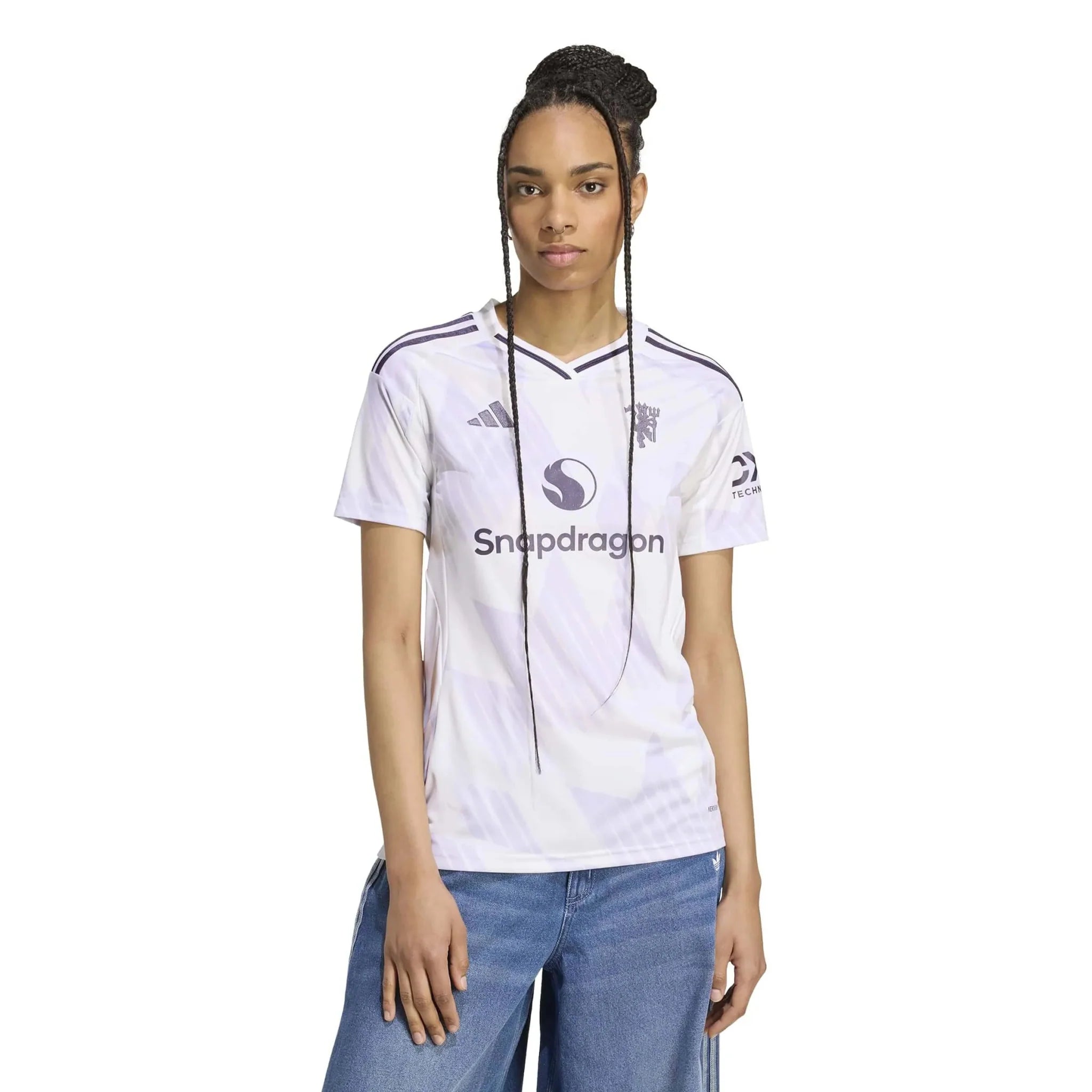 adidas 2025-26 Manchester United Women's Stadium Away Soccer Jersey