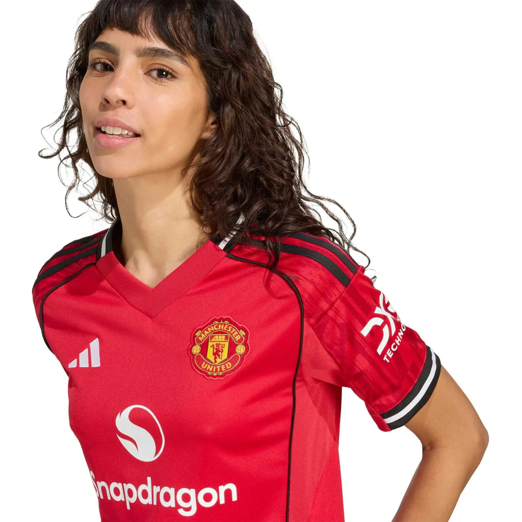 adidas 2025-26 Manchester United Women's Stadium Home Soccer Jersey