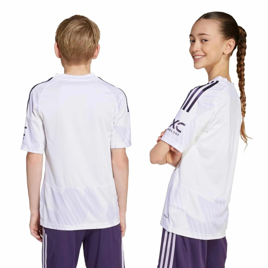 adidas 2025-26 Manchester United Youth Stadium Away Soccer Jersey
