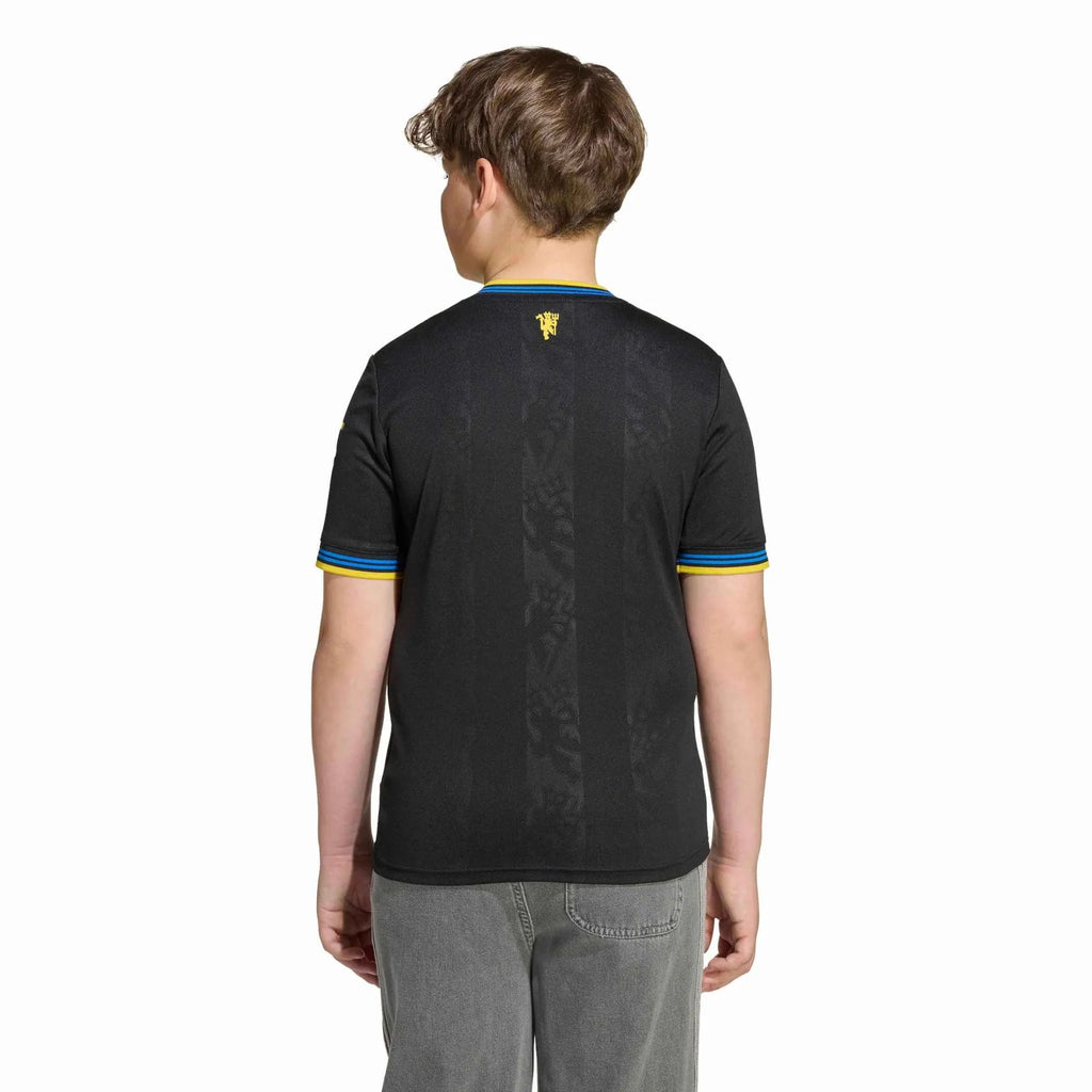 adidas 2025-26 Manchester United Youth Stadium Third Soccer Jersey