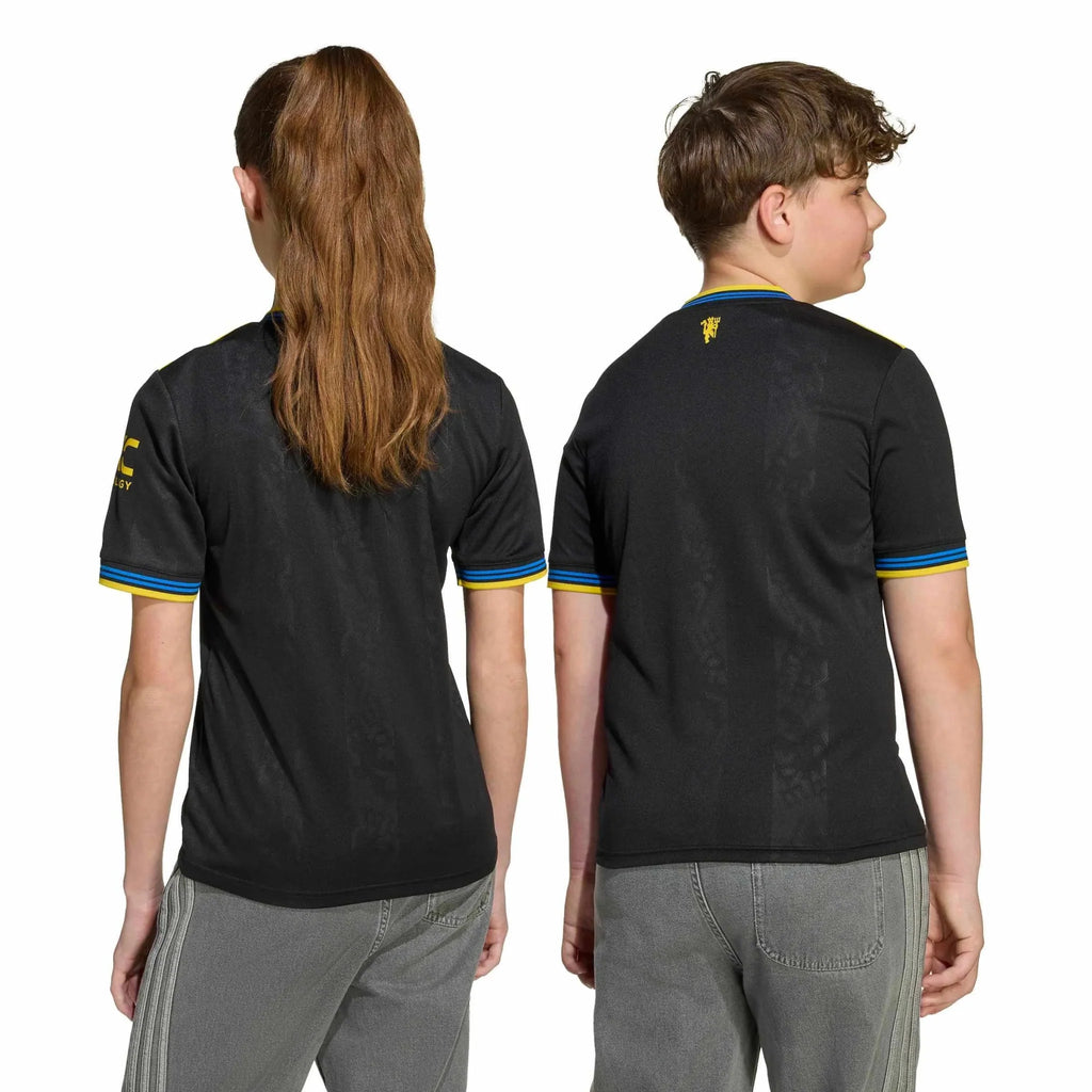 adidas 2025-26 Manchester United Youth Stadium Third Soccer Jersey
