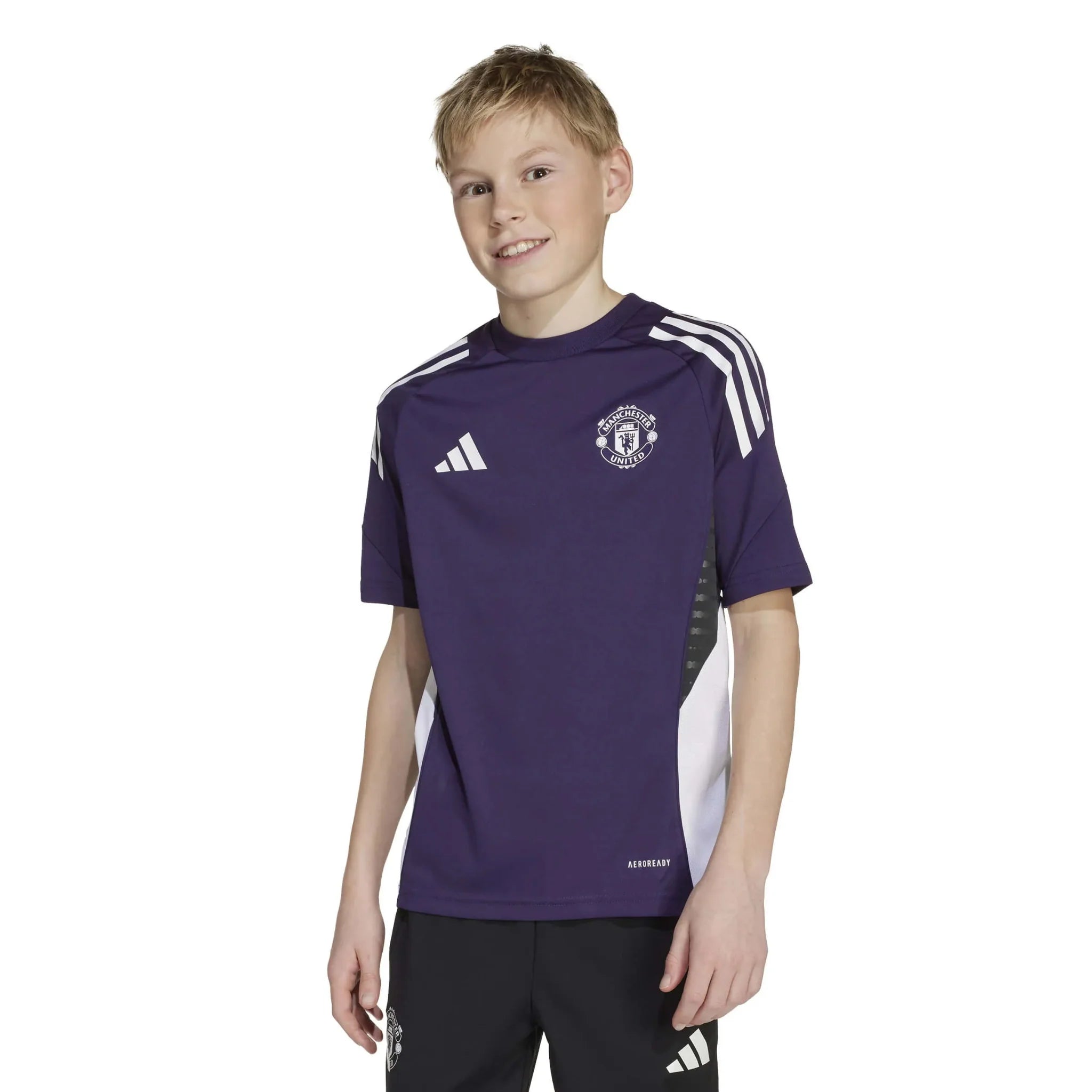 adidas 2025-26 Manchester United Youth Training Soccer Jersey