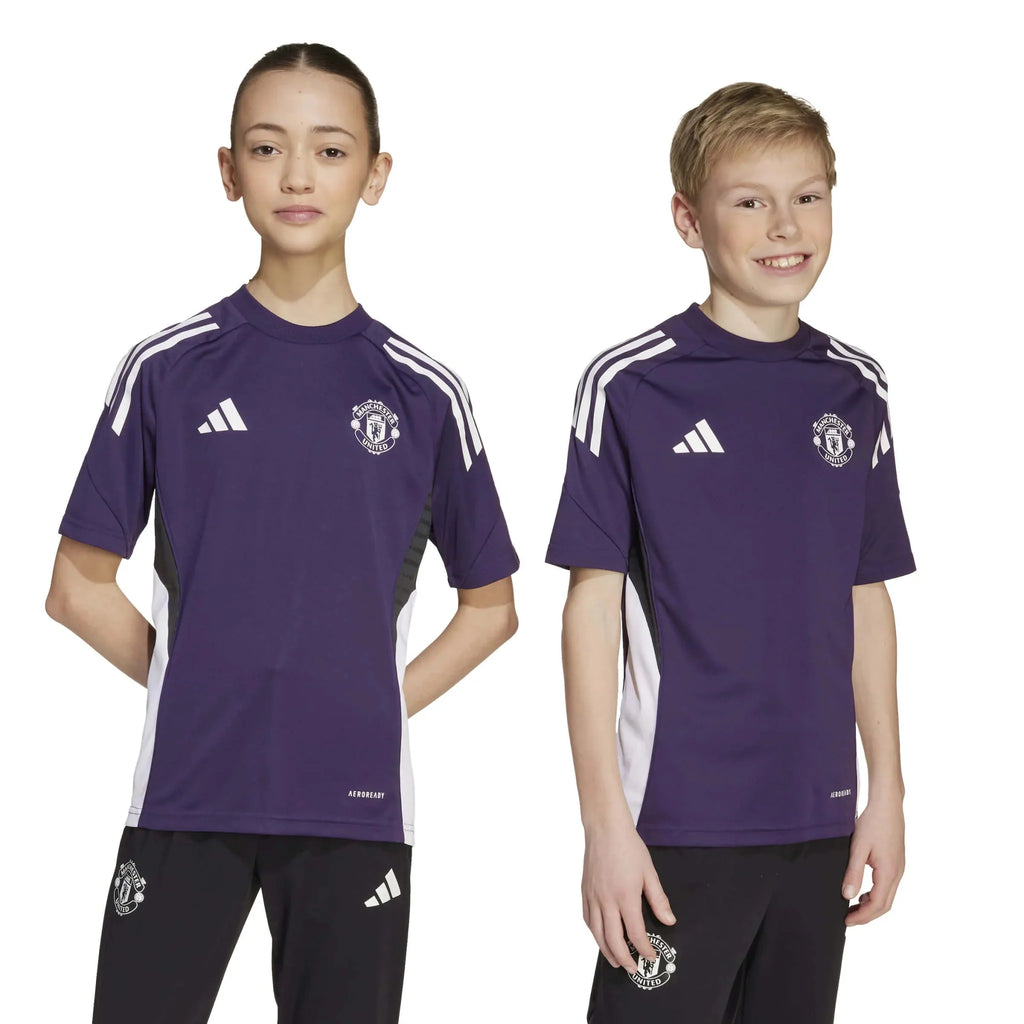adidas 2025-26 Manchester United Youth Training Soccer Jersey