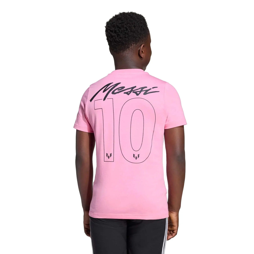 adidas 2025-26 Messi Youth Name And Number Graphic Tee