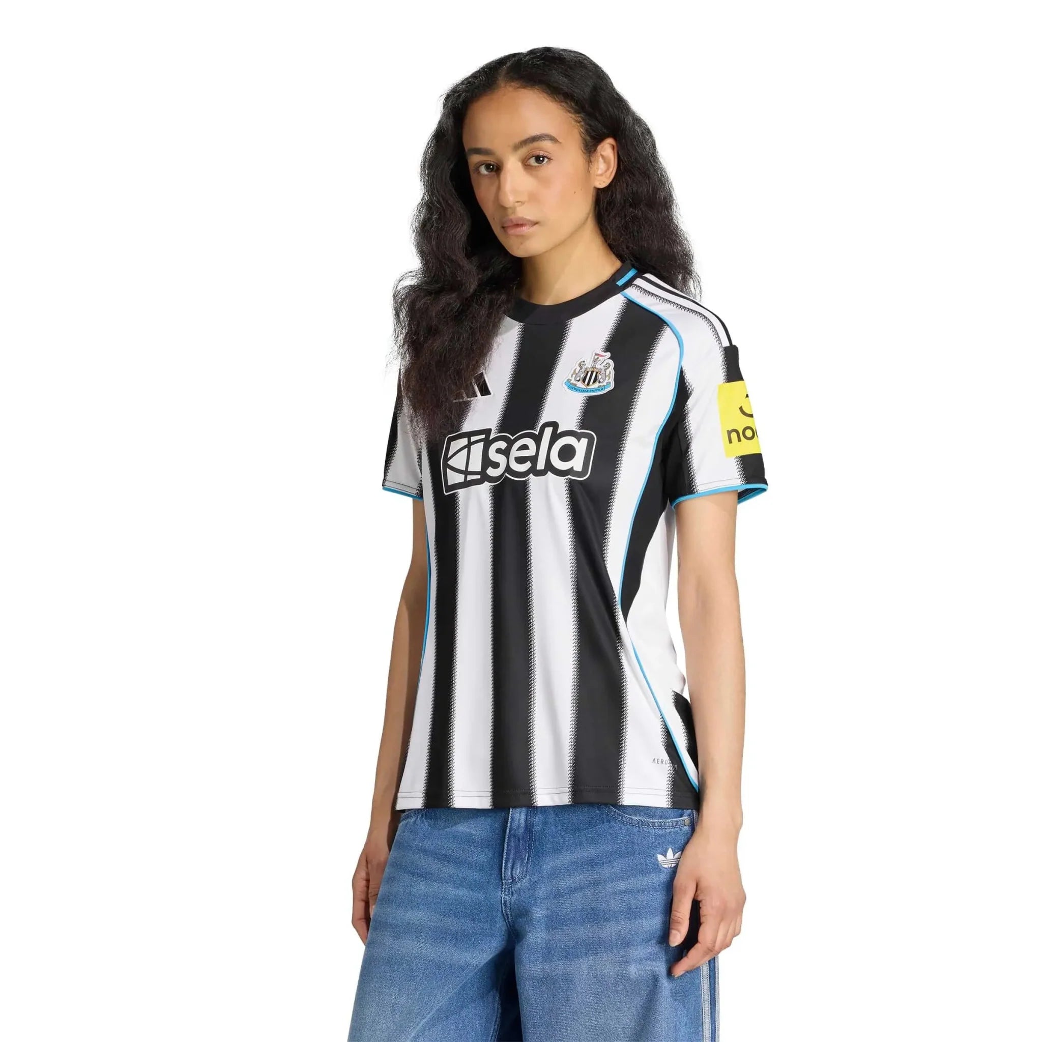 adidas 2025-26 Newcastle Women's Stadium Home Soccer Jersey