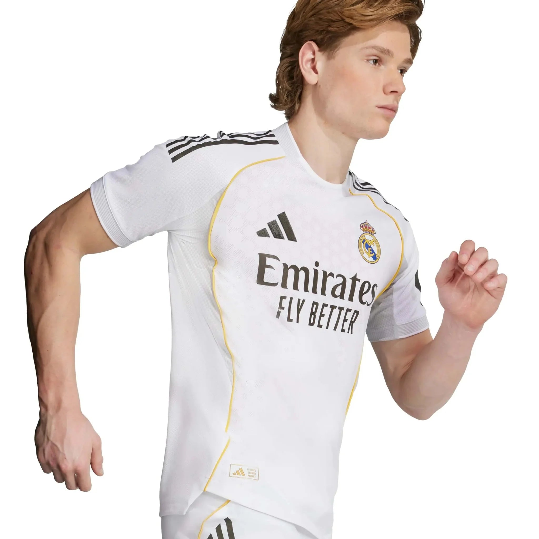 adidas 2025-26 Real Madrid Men's Authentic Home Soccer Jersey