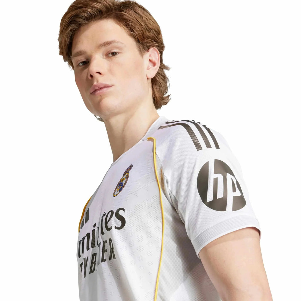 adidas 2025-26 Real Madrid Men's Authentic Home Soccer Jersey