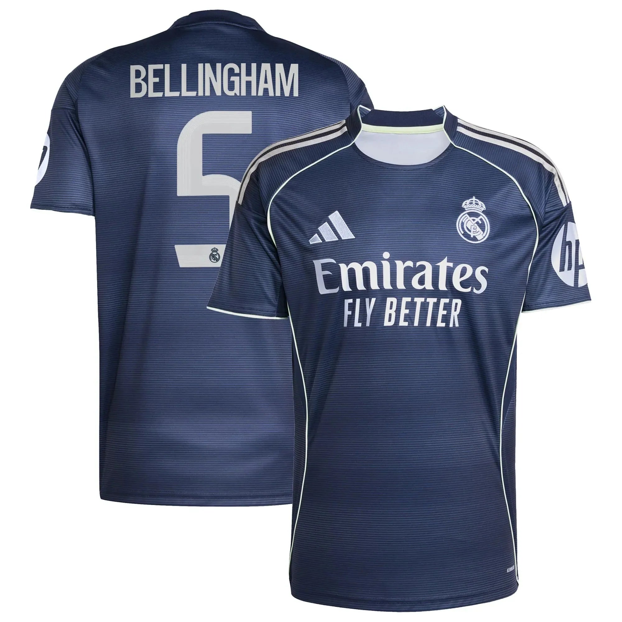 adidas 2025-26 Real Madrid Youth Stadium Away Soccer Jersey