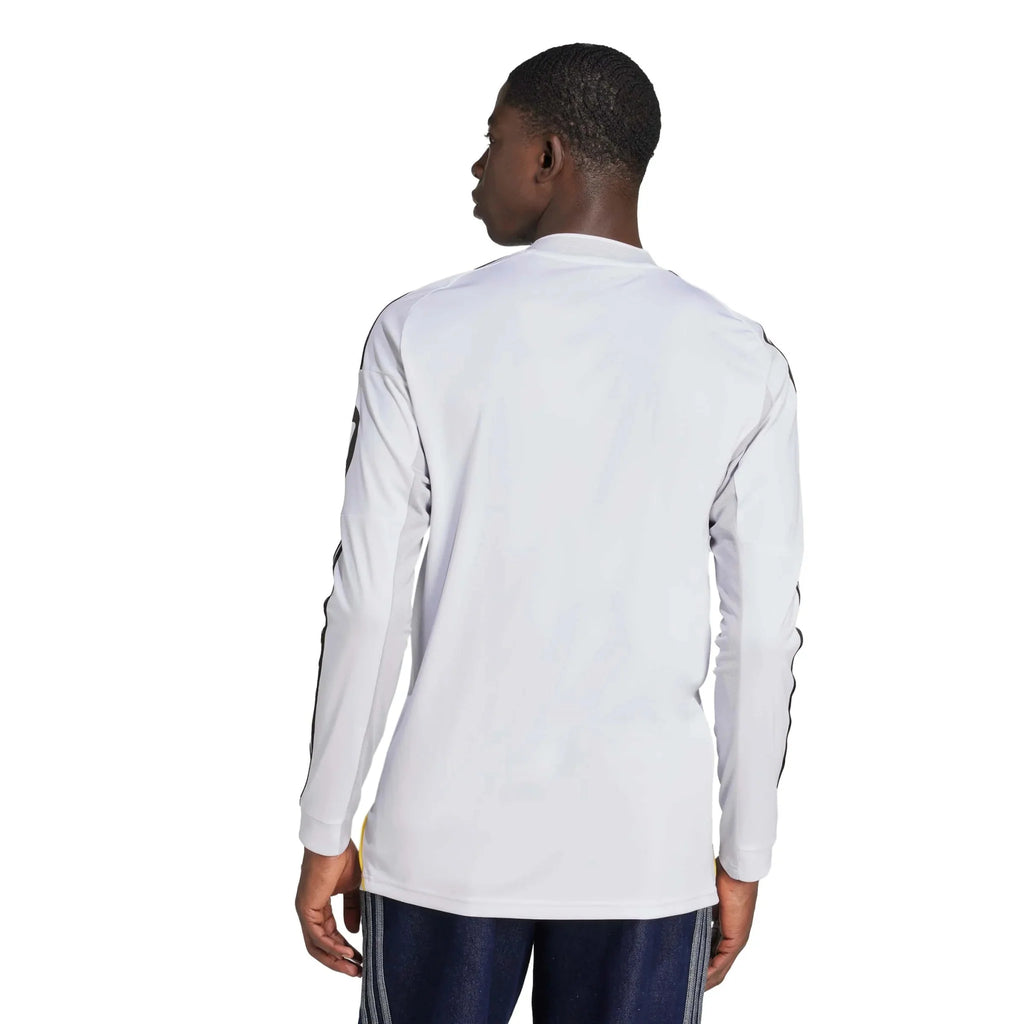 adidas 2025-26 Real Madrid Men's Stadium Home Long-Sleeve Soccer Jersey