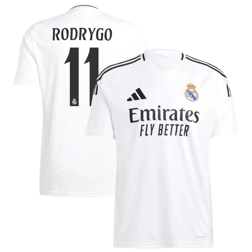 adidas 2025-26 Real Madrid Men's Stadium Home Soccer Jersey