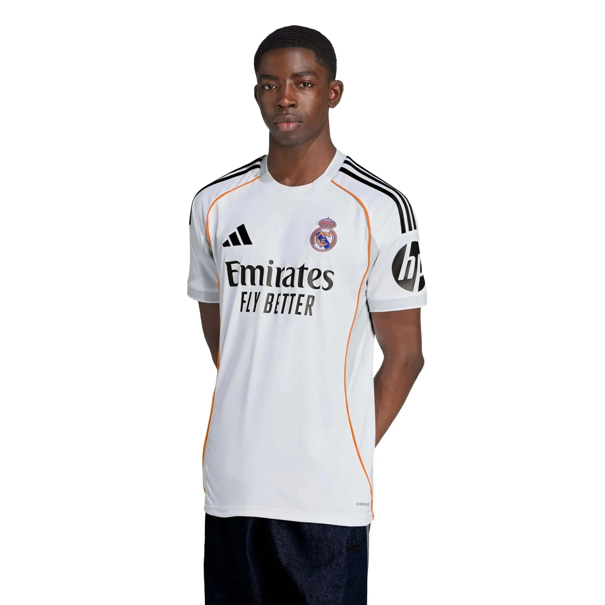 adidas 2025-26 Real Madrid Men's Stadium Home Soccer Jersey