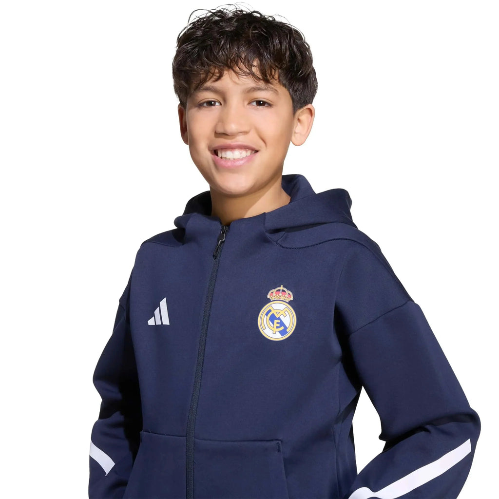 adidas 2025-26 Real Madrid Youth Anthem Jacket