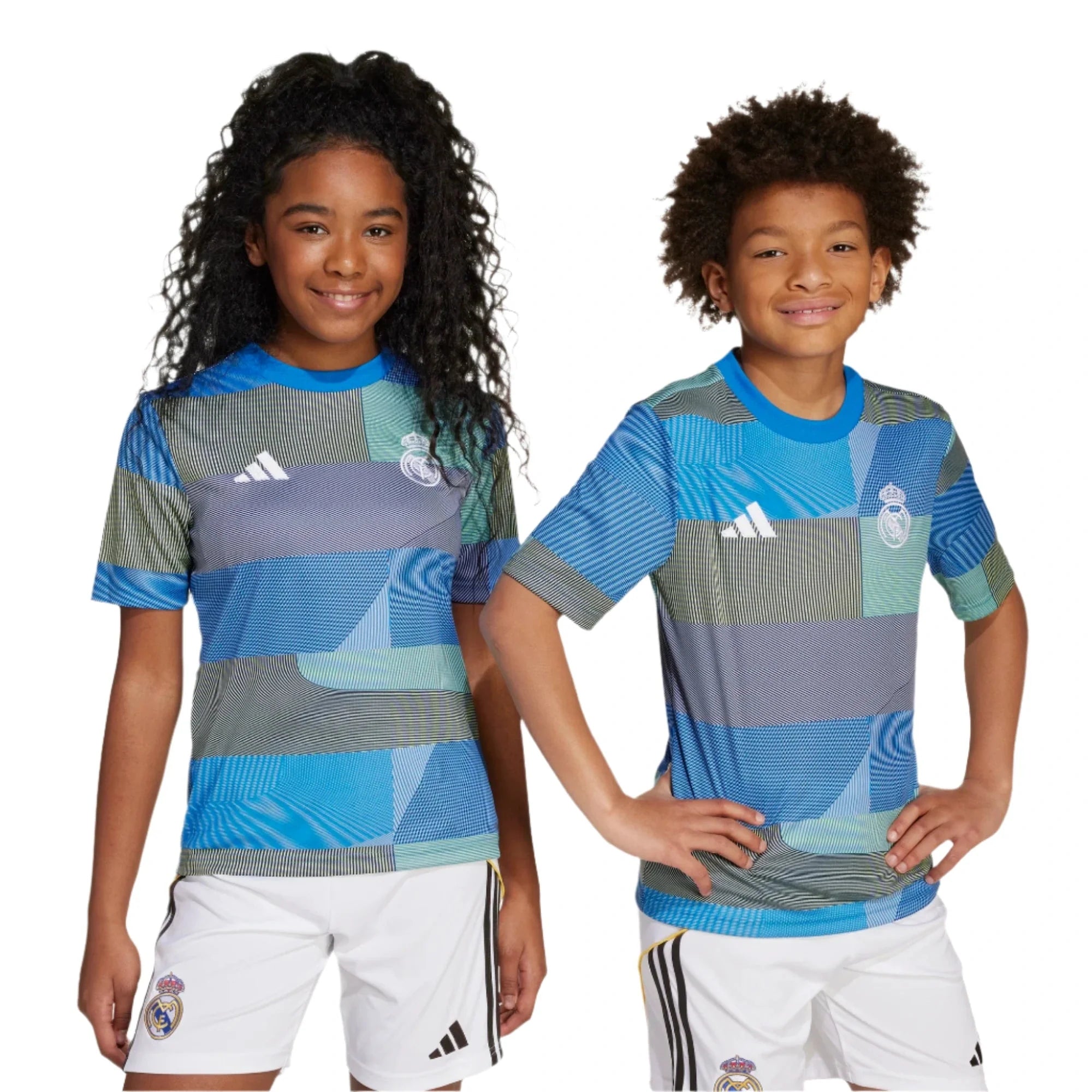 adidas 2025-26 Real Madrid Youth Pre-Match Soccer Jersey