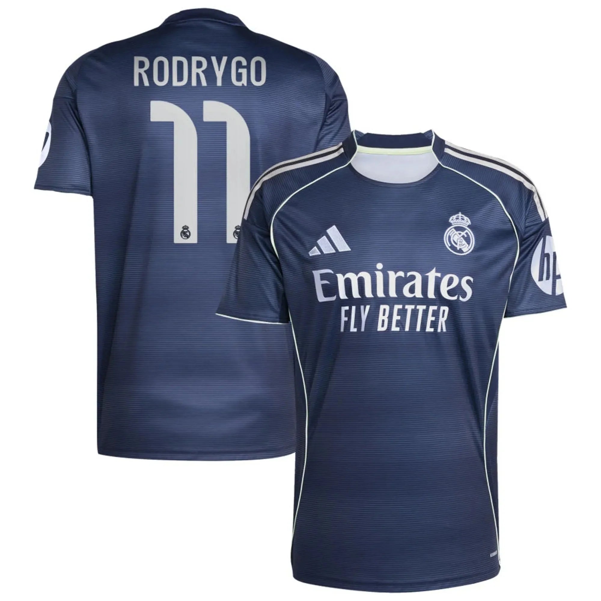 adidas 2025-26 Real Madrid Youth Stadium Away Soccer Jersey