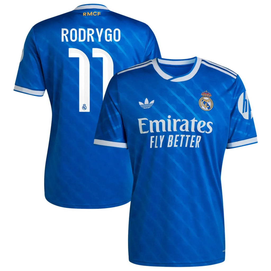 adidas 2025-26 Real Madrid Youth Stadium Third Soccer Jersey