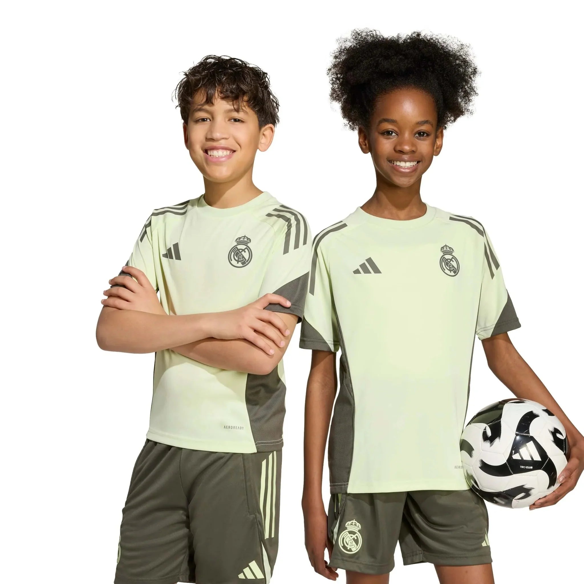 adidas 2025-26 Real Madrid Youth Training Soccer Jersey