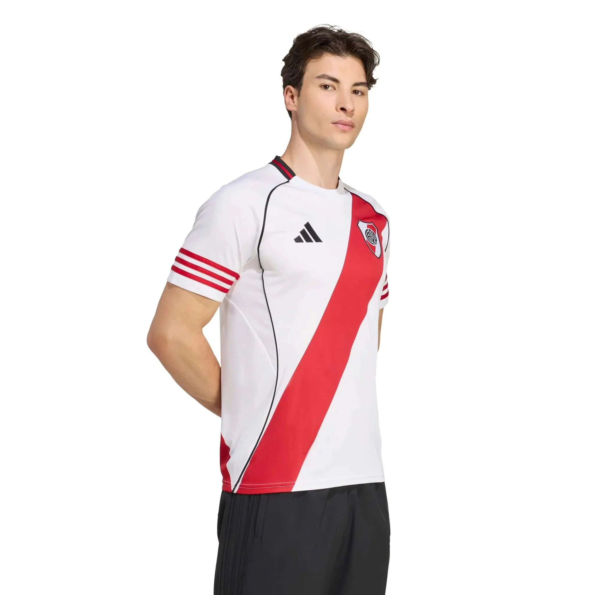 adidas 2025-26 River Plate Men's Stadium Home Soccer Jersey