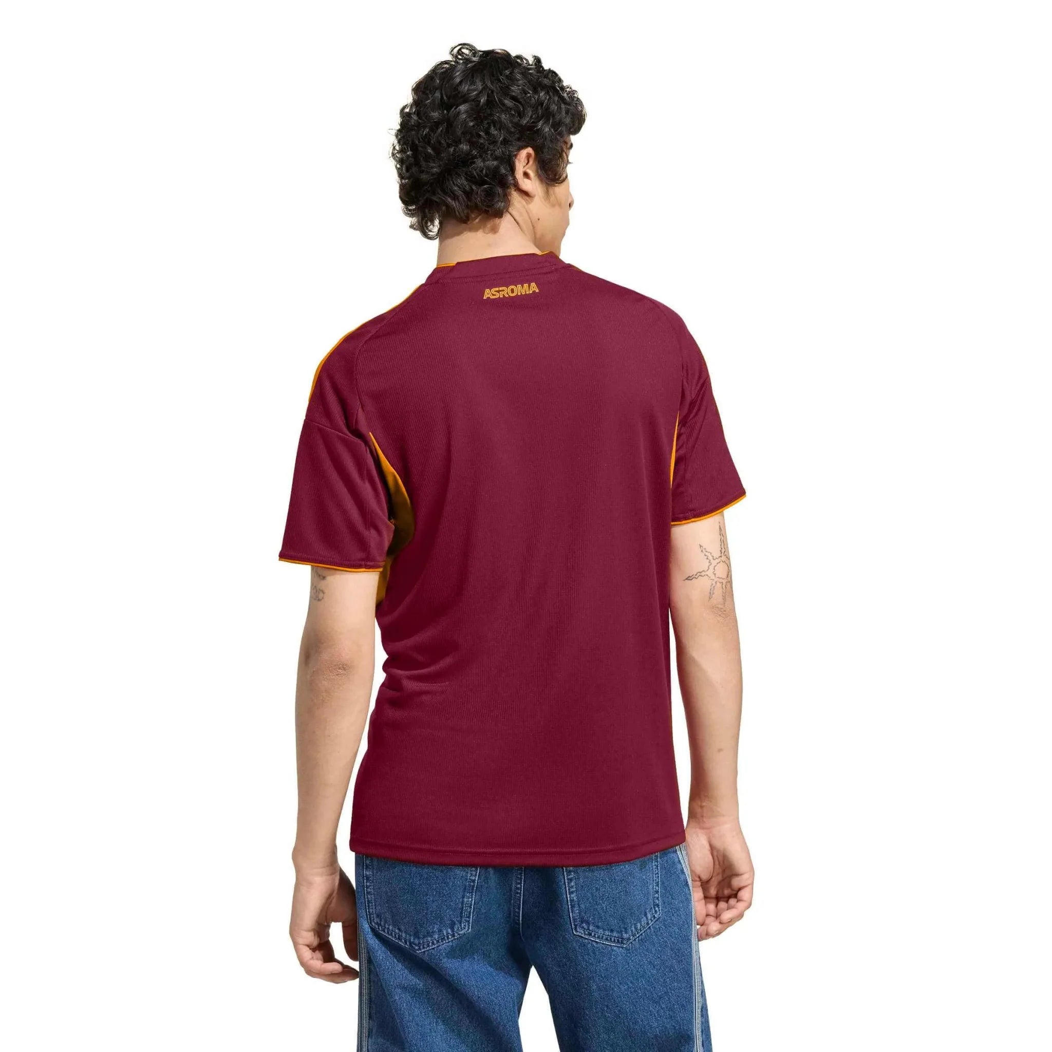 adidas 2025-26 Roma Men's Stadium Home Soccer Jersey
